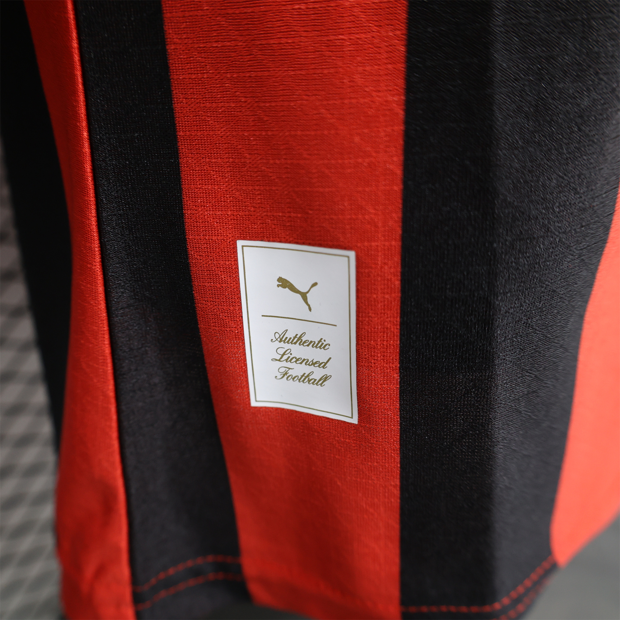 AC Milan 24-25 125th Anniversary Long Sleeves Red Jersey - Player Version - UnitedFutballJersey