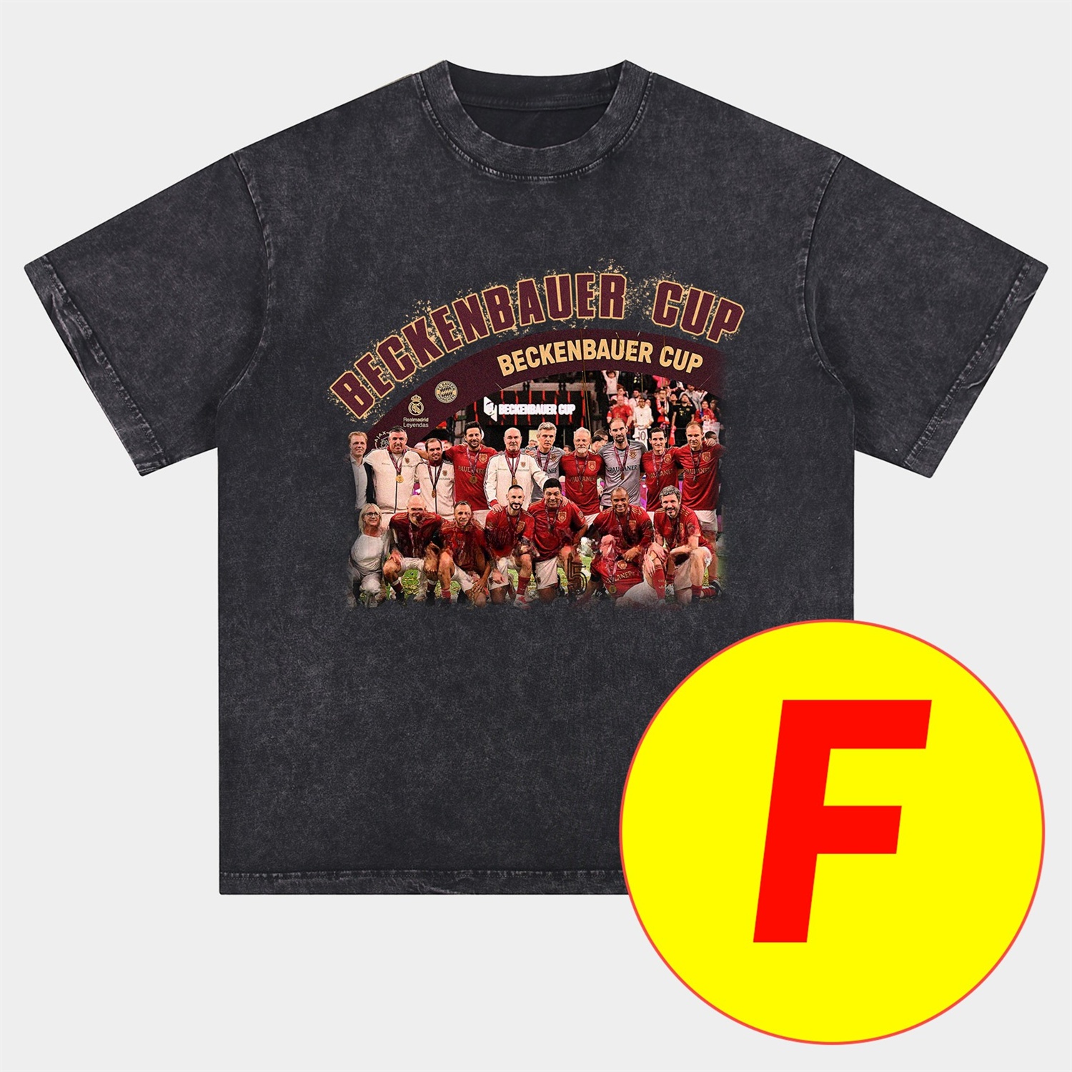 Bayern Munich 2025 125th Anniversary Memory Fragments Oversized Washed T-Shirt - UnitedFutballJersey