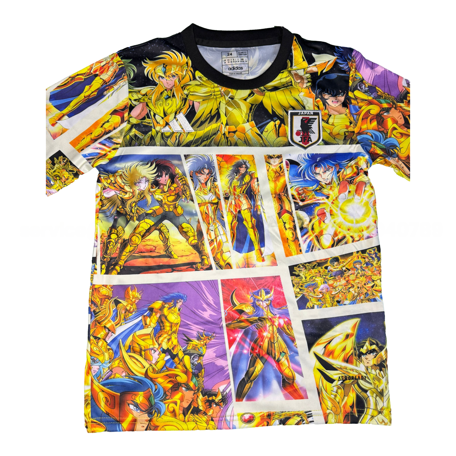 Japan 25-26 Saint Seiya Yellow Special Kids Kit - UnitedFutballJersey