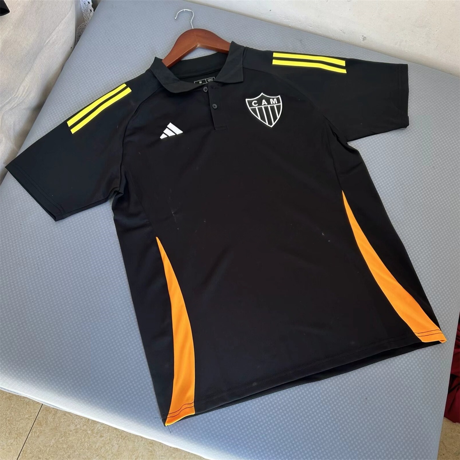 Atletico Mineiro 24-25 Black Training Jersey with Polo Collar - Fans Version - UnitedFutballJersey