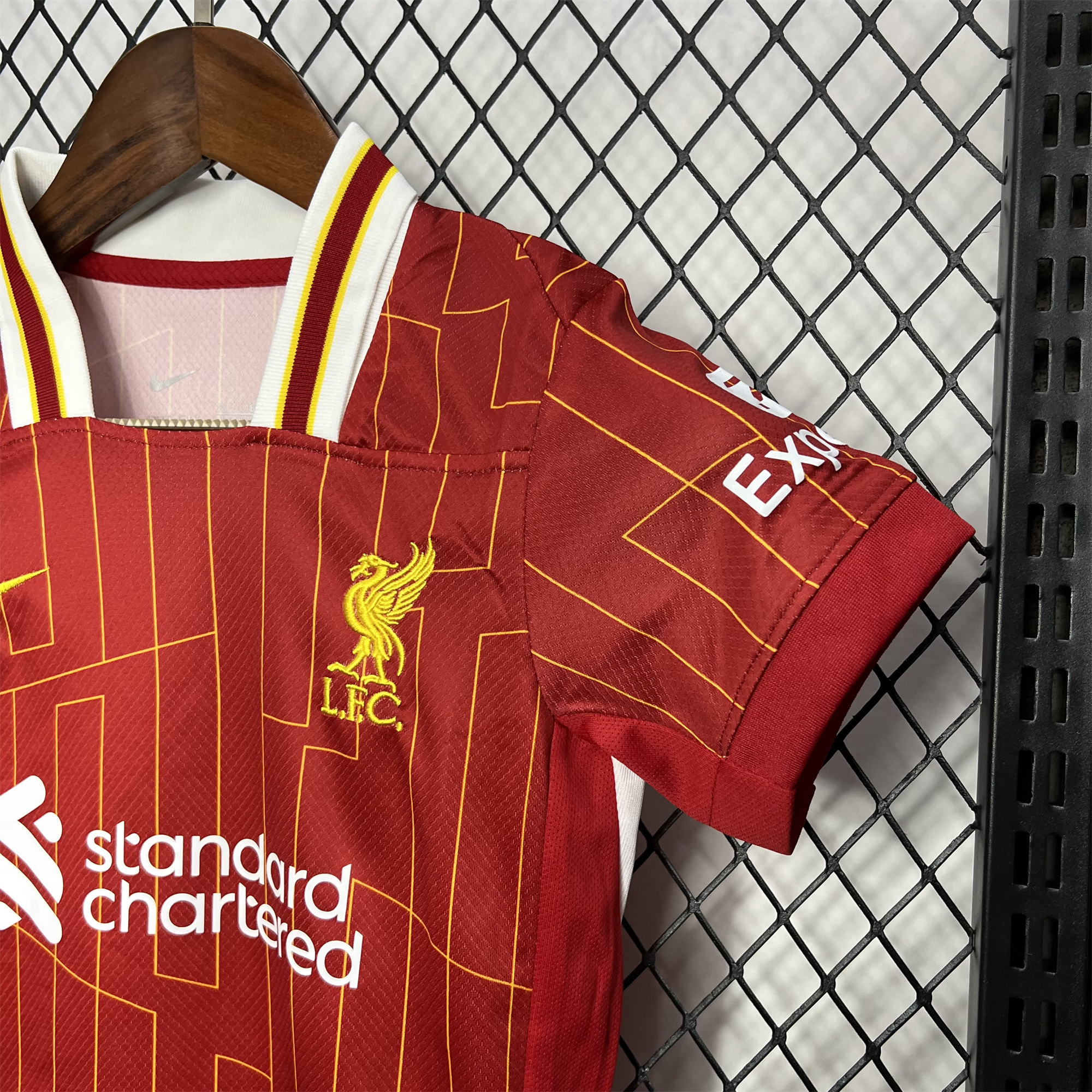 Liver.pool 24-25 Home Stadium Kids Kit - UnitedFutballJersey