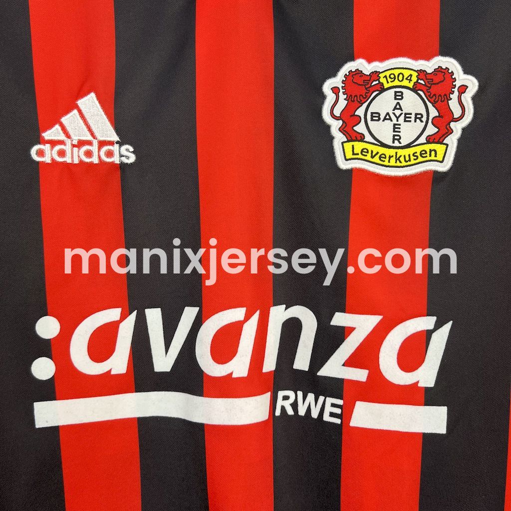 Retro Bayer 04 Leverkusen 2000-01 Home Jersey - UnitedFutballJersey