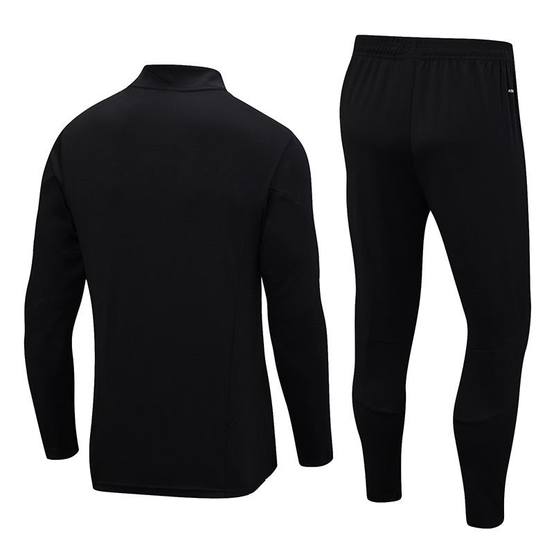 Algeria Olympic TEAM 23-24 Long Sleeve Training Set -Black - UnitedFutballJersey