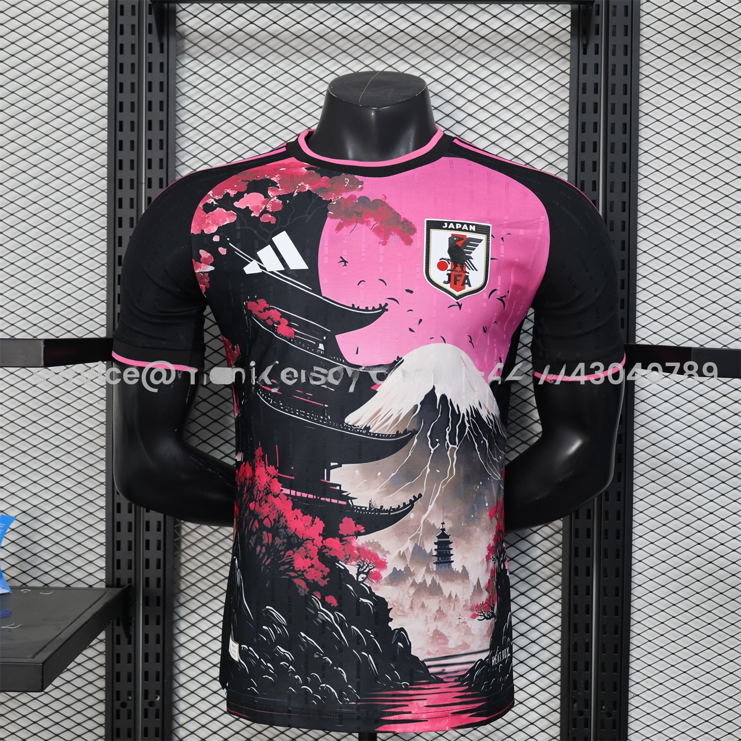 Japan 25-26 Pink Cherry Mount Fuji Special Edition Jersey - Player Version - UnitedFutballJersey