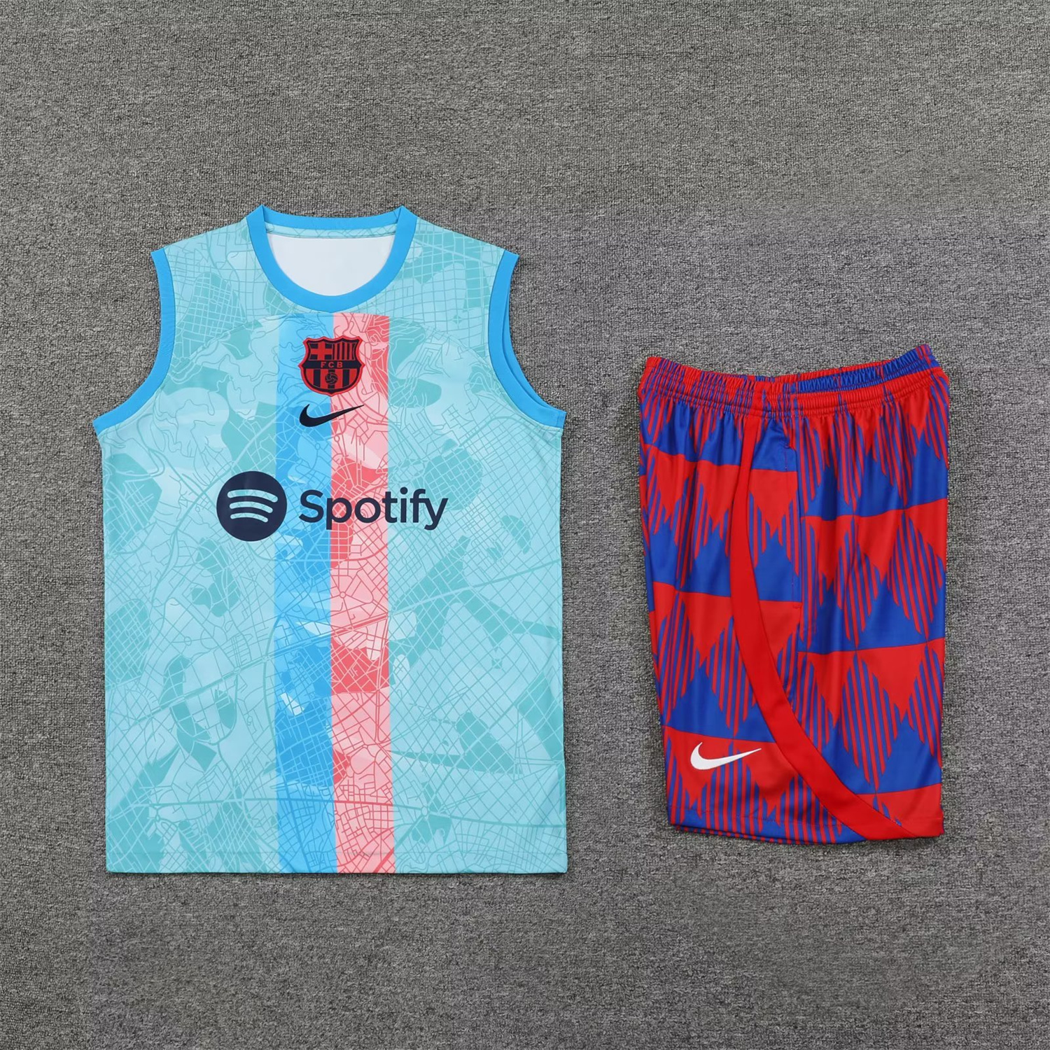 B.A.R.S.A 23-24 Player Vest Training Set - UnitedFutballJersey