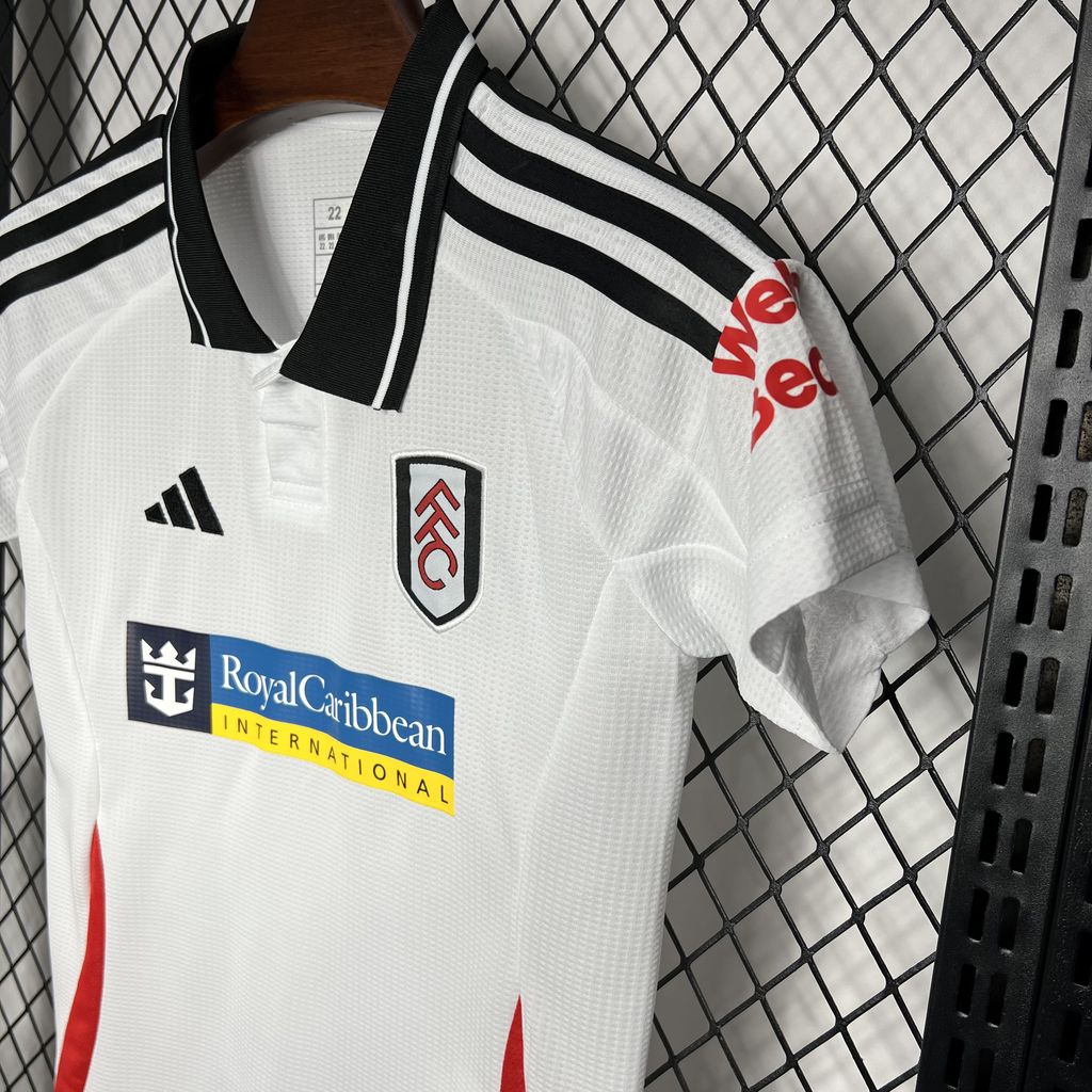 Fulham 24-25 Home Stadium Kids Kit - UnitedFutballJersey