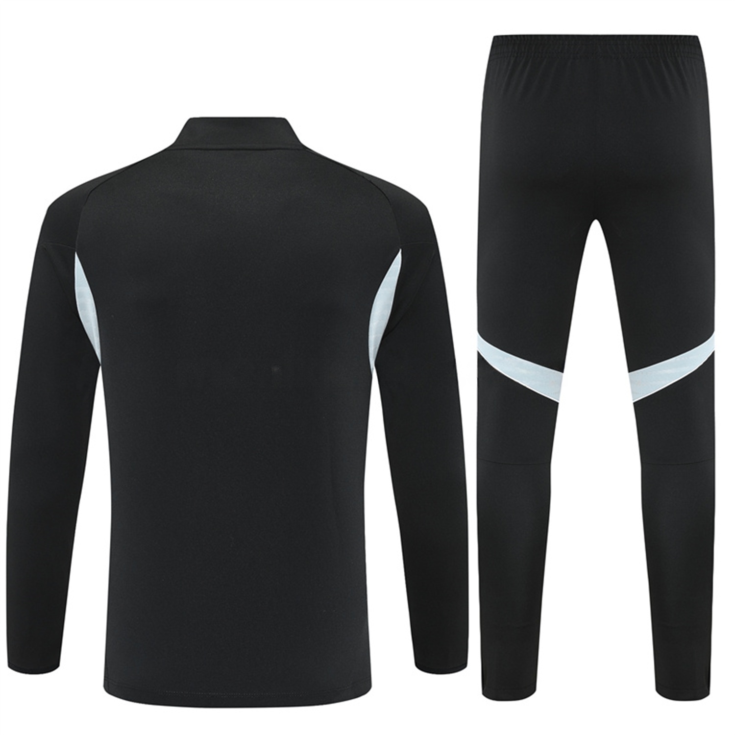 Argentina 25-26 Kid Long Sleeves Training Set - Black Top & Black Pants - UnitedFutballJersey