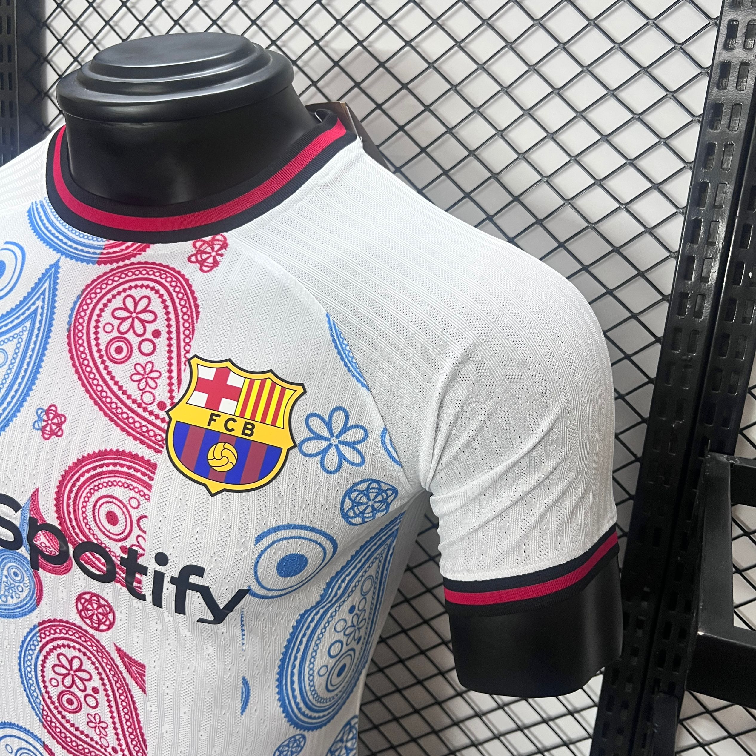 Barcelona 24-25 White Speical Jersey - Player Version - UnitedFutballJersey