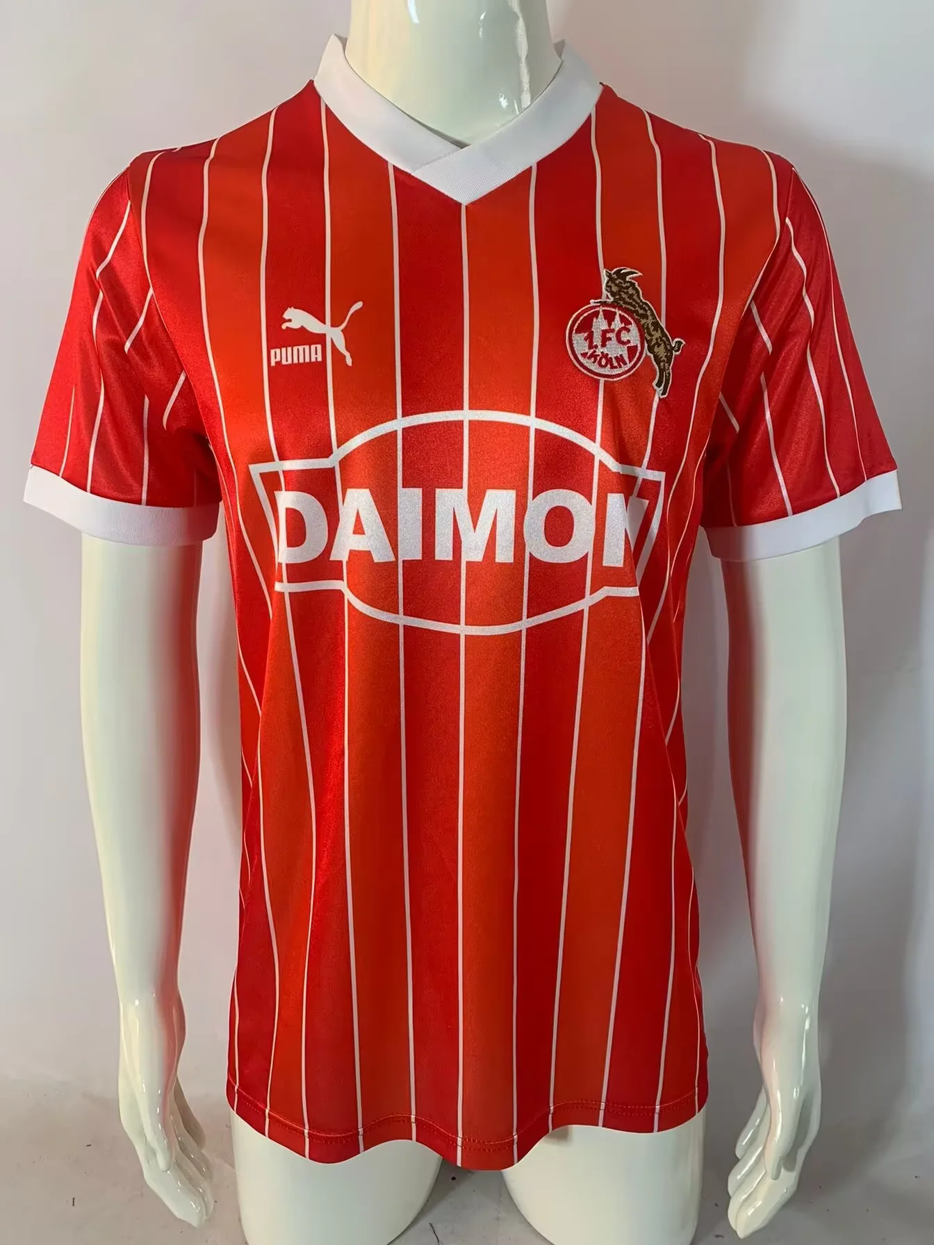 Retro 1. FC Köln 1985-86 Away Jersey - UnitedFutballJersey