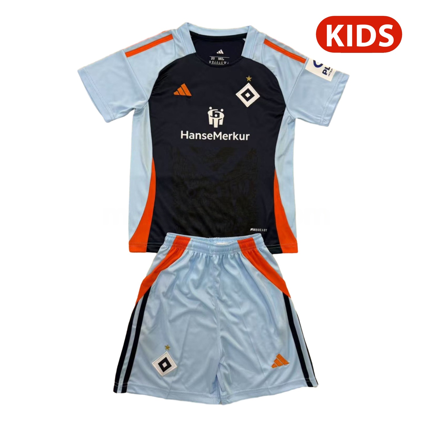 Hamburger SV 25-26 World Girls' Day Blue Special Kids Kit - UnitedFutballJersey
