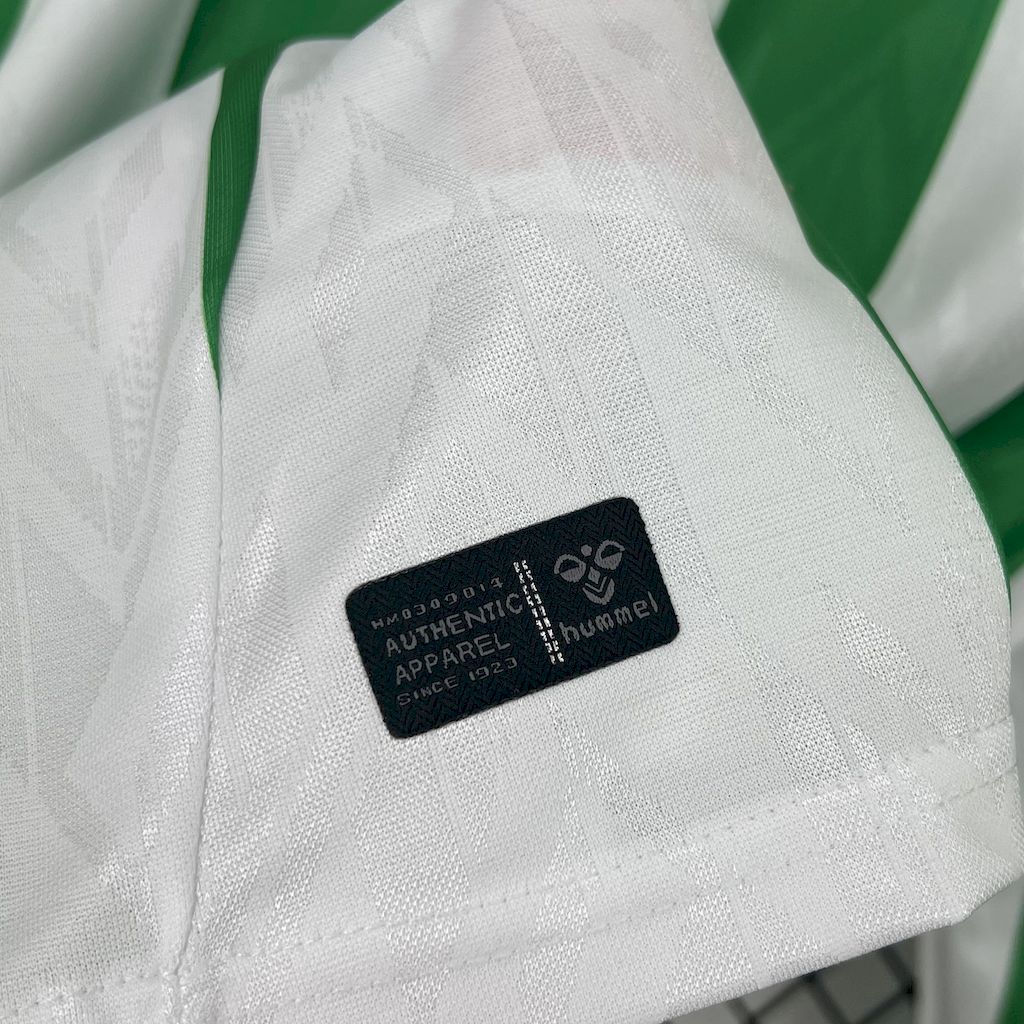 Real Betis 24-25 Home Unsponsored Long Sleeves Jersey - Fans Version - UnitedFutballJersey