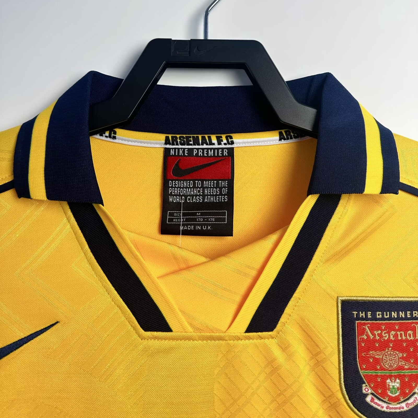 Retro Arsenal 1996-97 Away Long Sleeves Jersey - UnitedFutballJersey