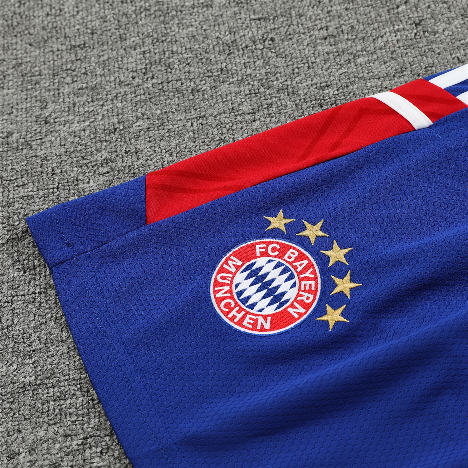 Bayern Munich 23-24 Red BlueTraining Vest Suit - UnitedFutballJersey