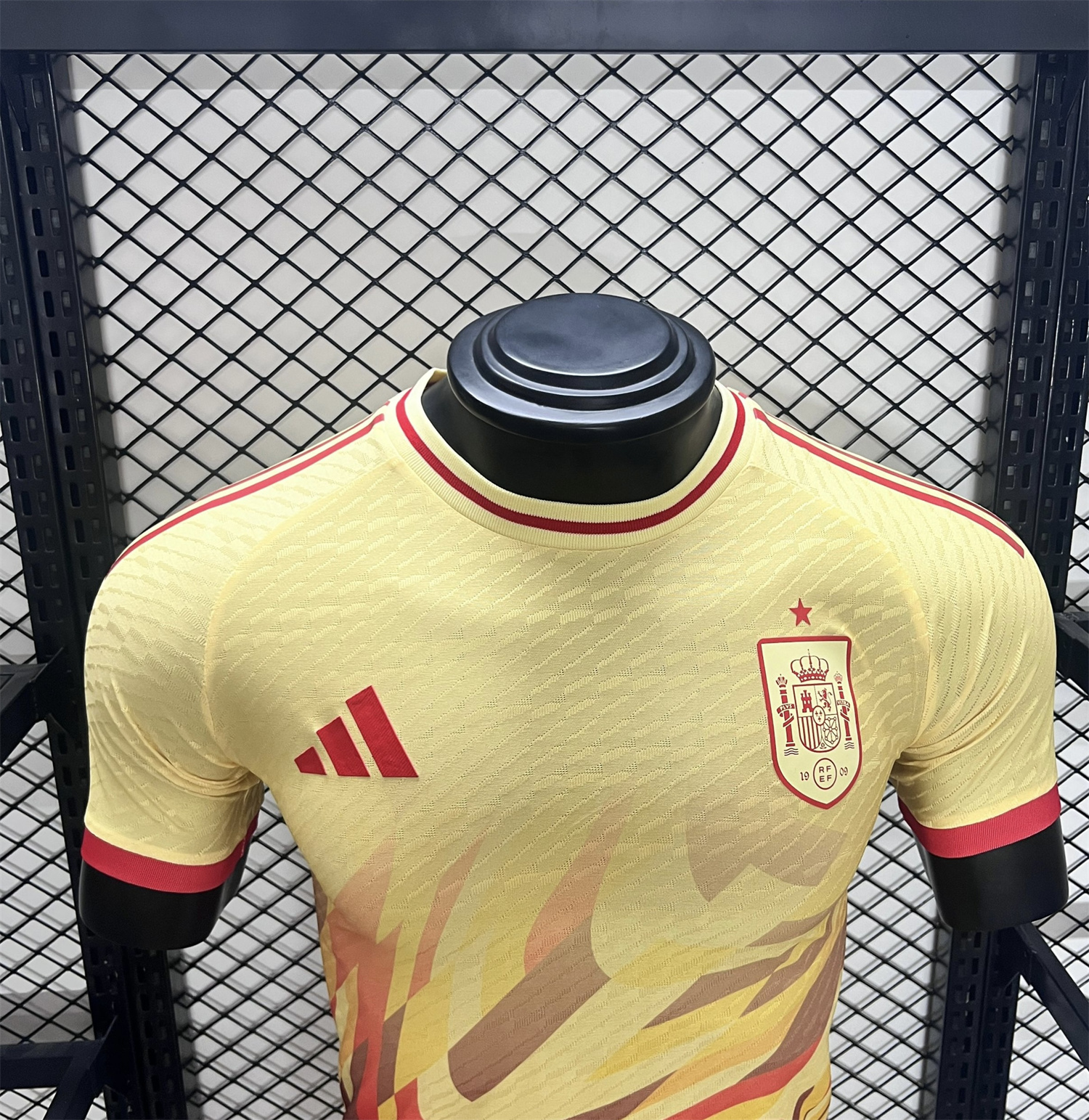 Spain 2024 Yellow Special Edition Jersey - Player Version - UnitedFutballJersey