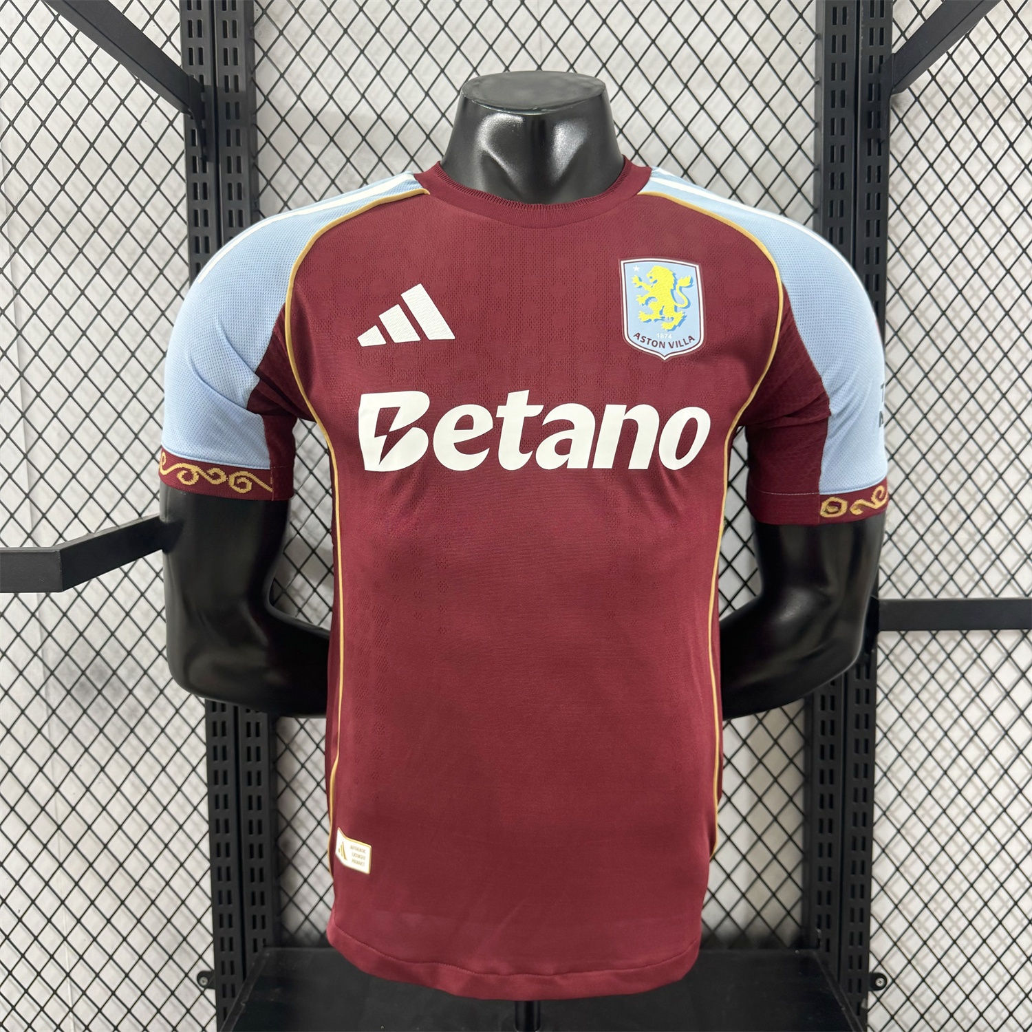 Aston Villa 25-26 Home Jersey - Player Version - UnitedFutballJersey