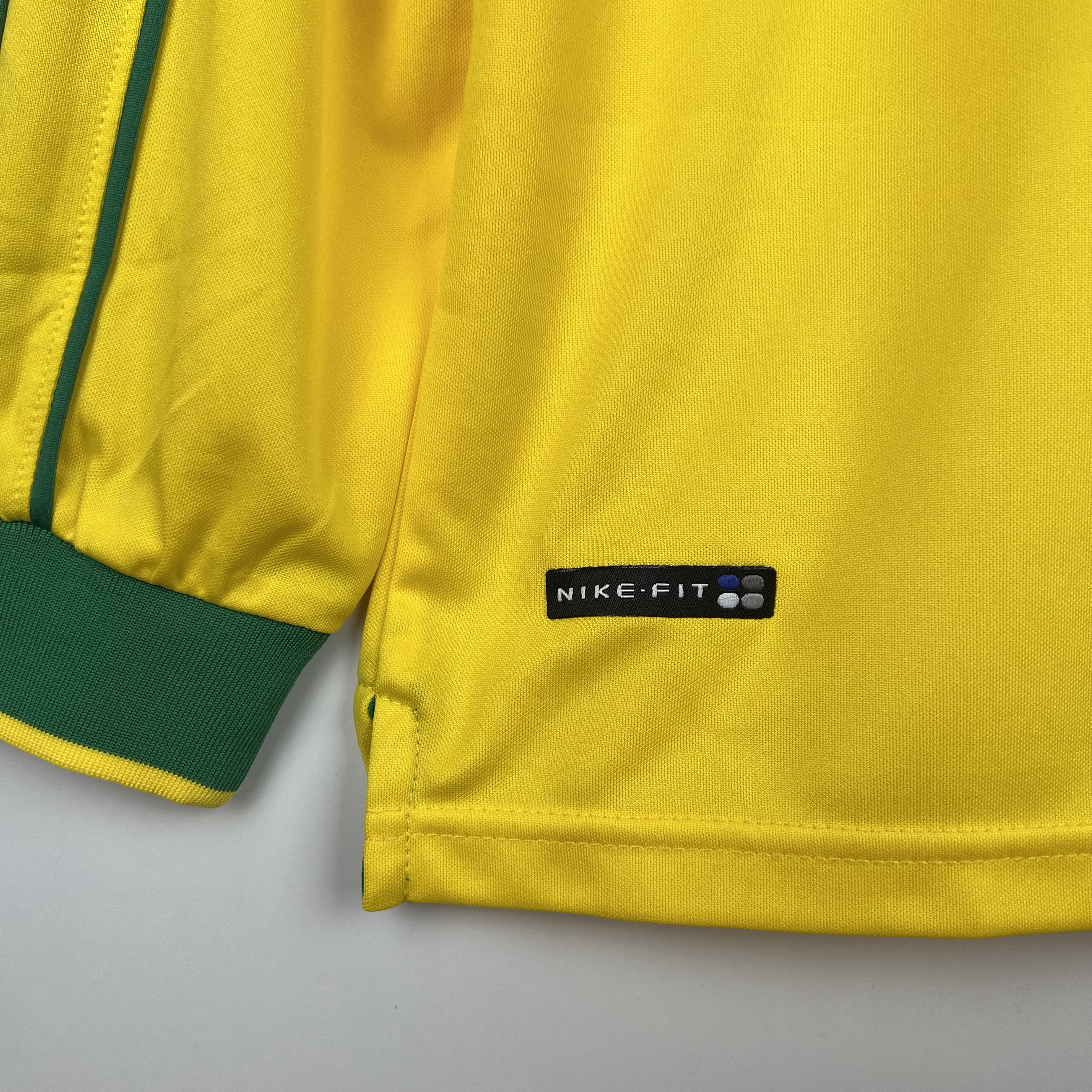 Retro Brazil 1998 Home Stadium Long Sleeve Jersey - UnitedFutballJersey