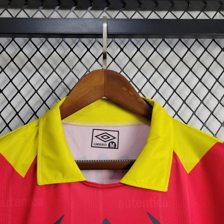 Retro Mexico 1998 World Cup Goalkeeper Red Jersey - UnitedFutballJersey