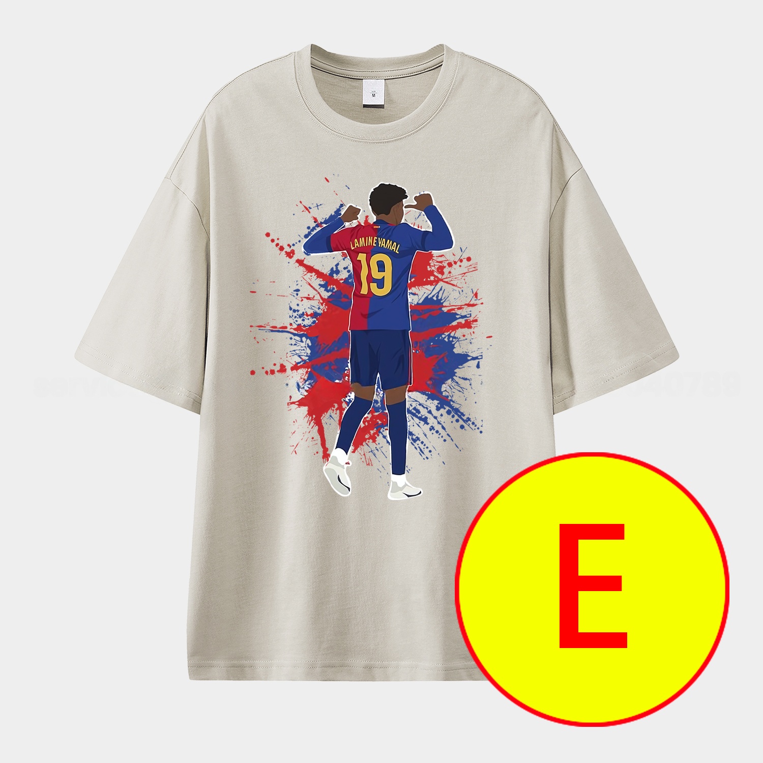 LAMINE YAMAL - Barcelona No. 10 Legend Continues 2025 Unisex Pure Cotton T-shirt - UnitedFutballJersey