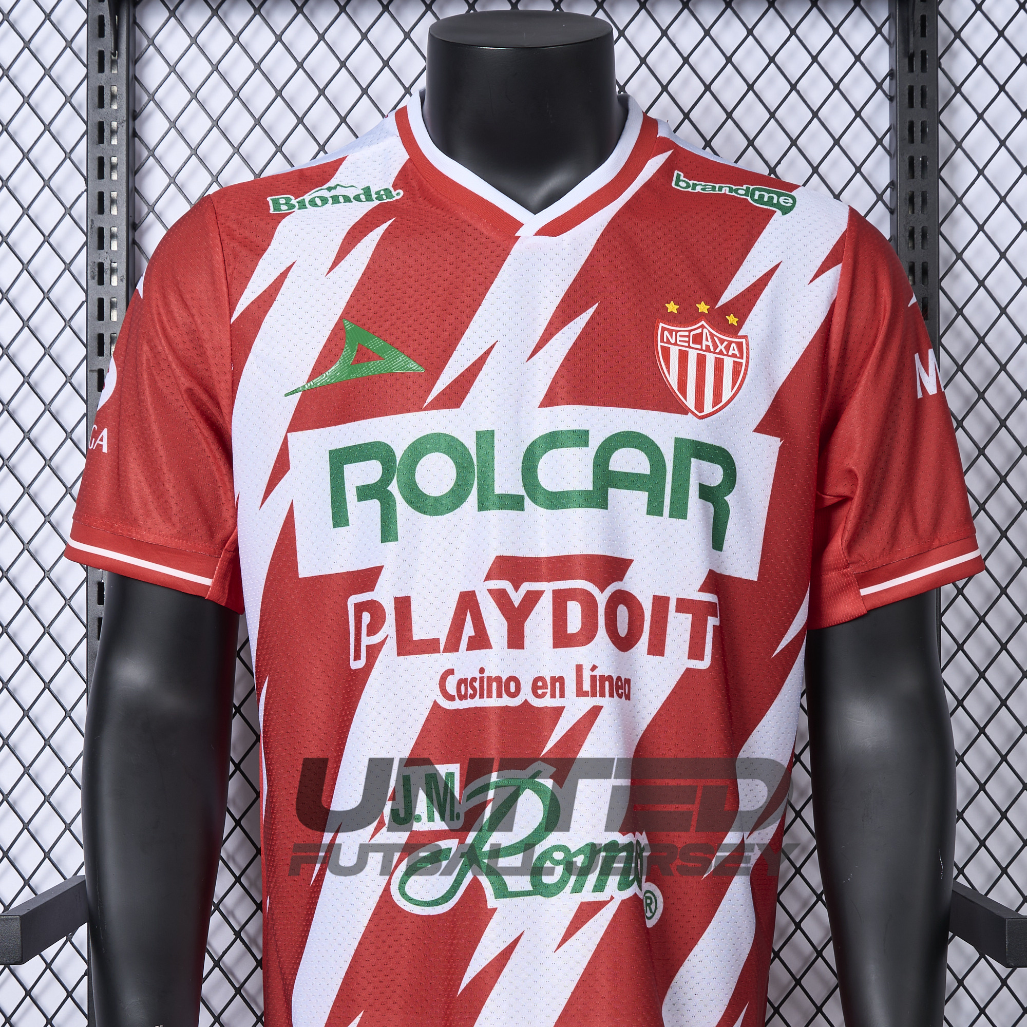Club Necaxa 24-25 Home Jersey - Player Version - UnitedFutballJersey