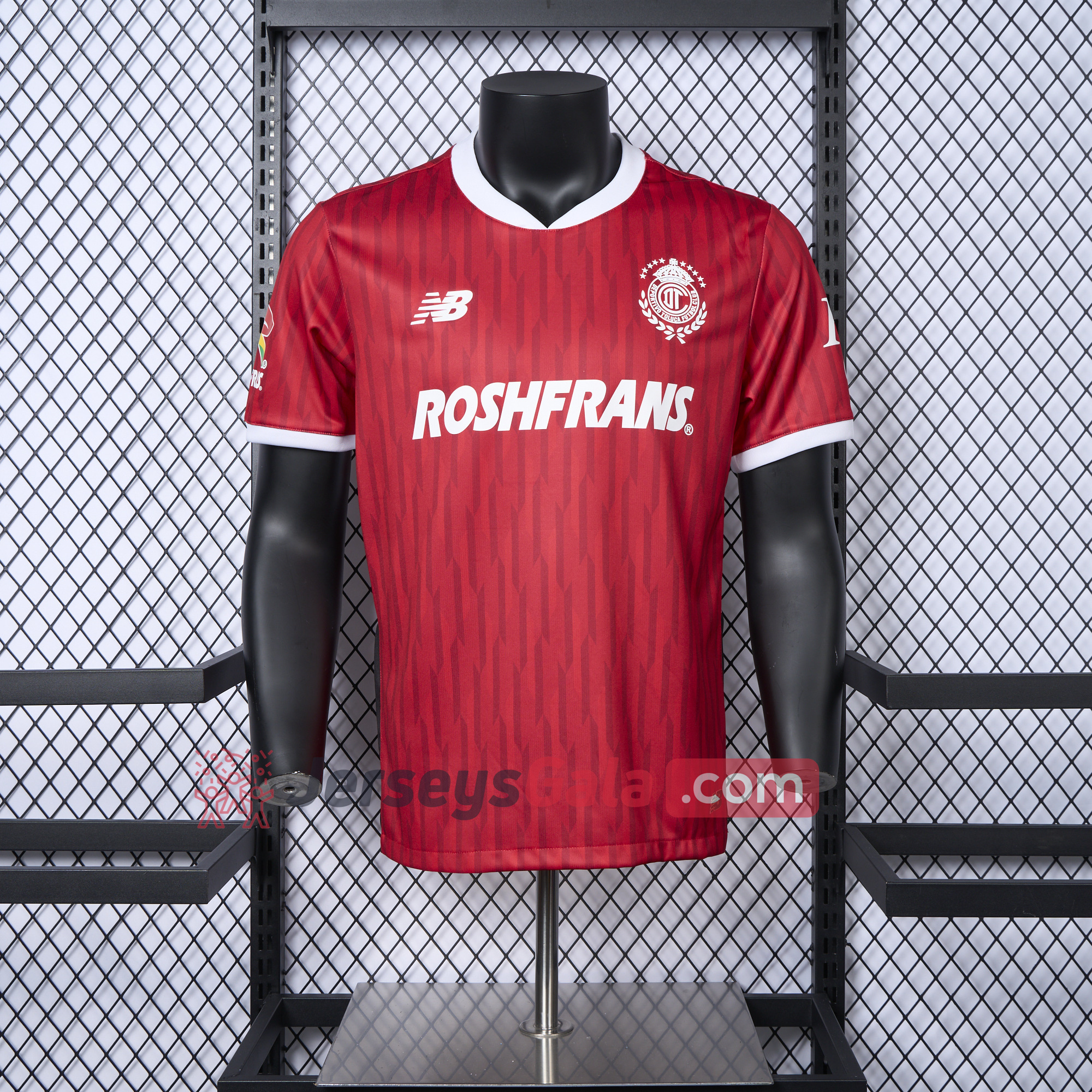 Toluca 24-25 Home Jersey - Player Version - UnitedFutballJersey