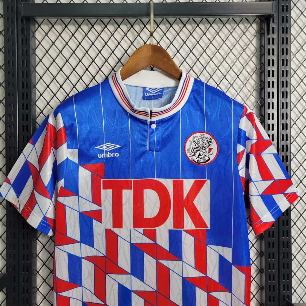 Retro Ajax 1990 Away Stadium Jersey - UnitedFutballJersey