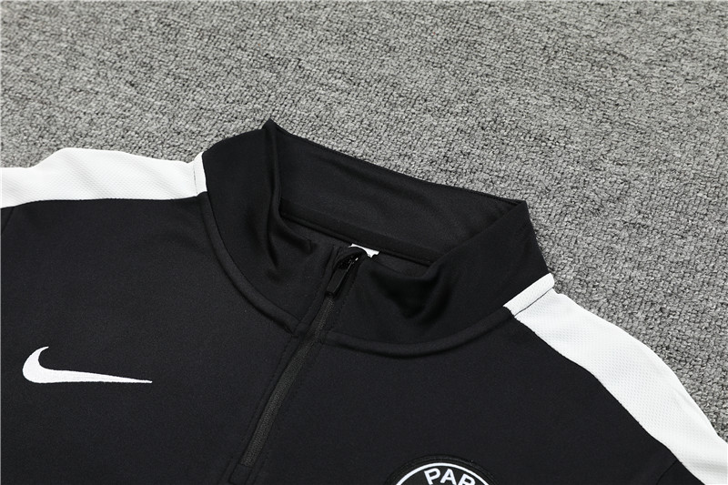 Paris Saint-Germain PSG 23-24 Long Sleeve Training Set -Black - UnitedFutballJersey