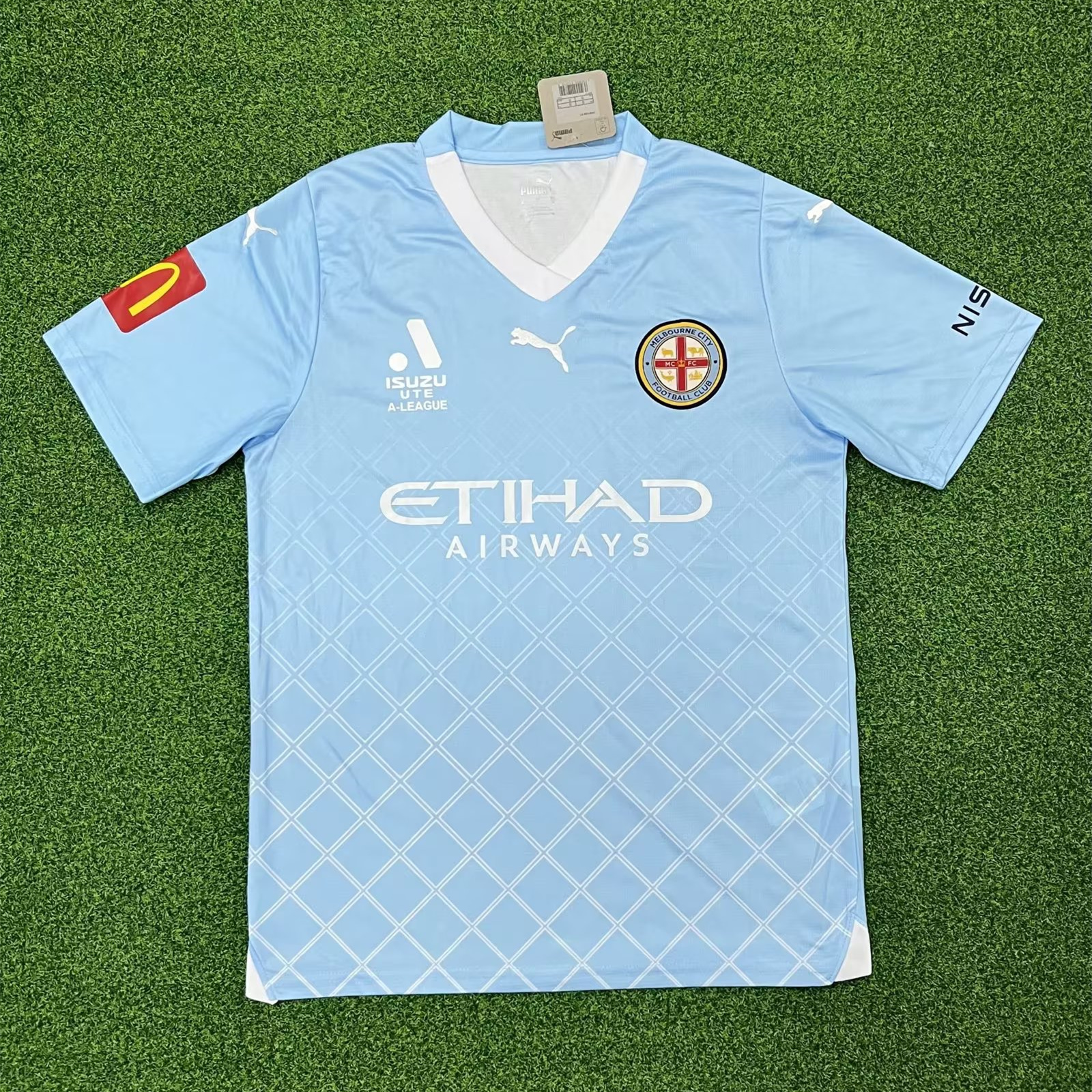 Melbourne City 23-24 Home Stadium Jersey - Fans Version - UnitedFutballJersey