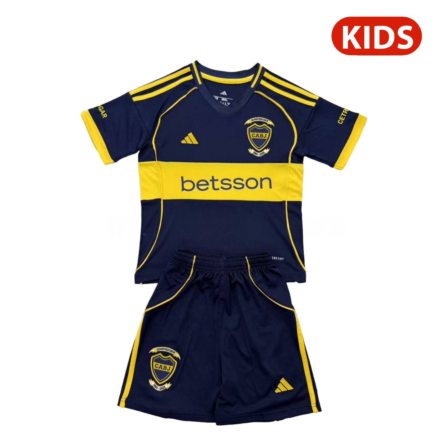 Boca Juniors 25-26 Home 120th Anniversary Kids Kit - UnitedFutballJersey