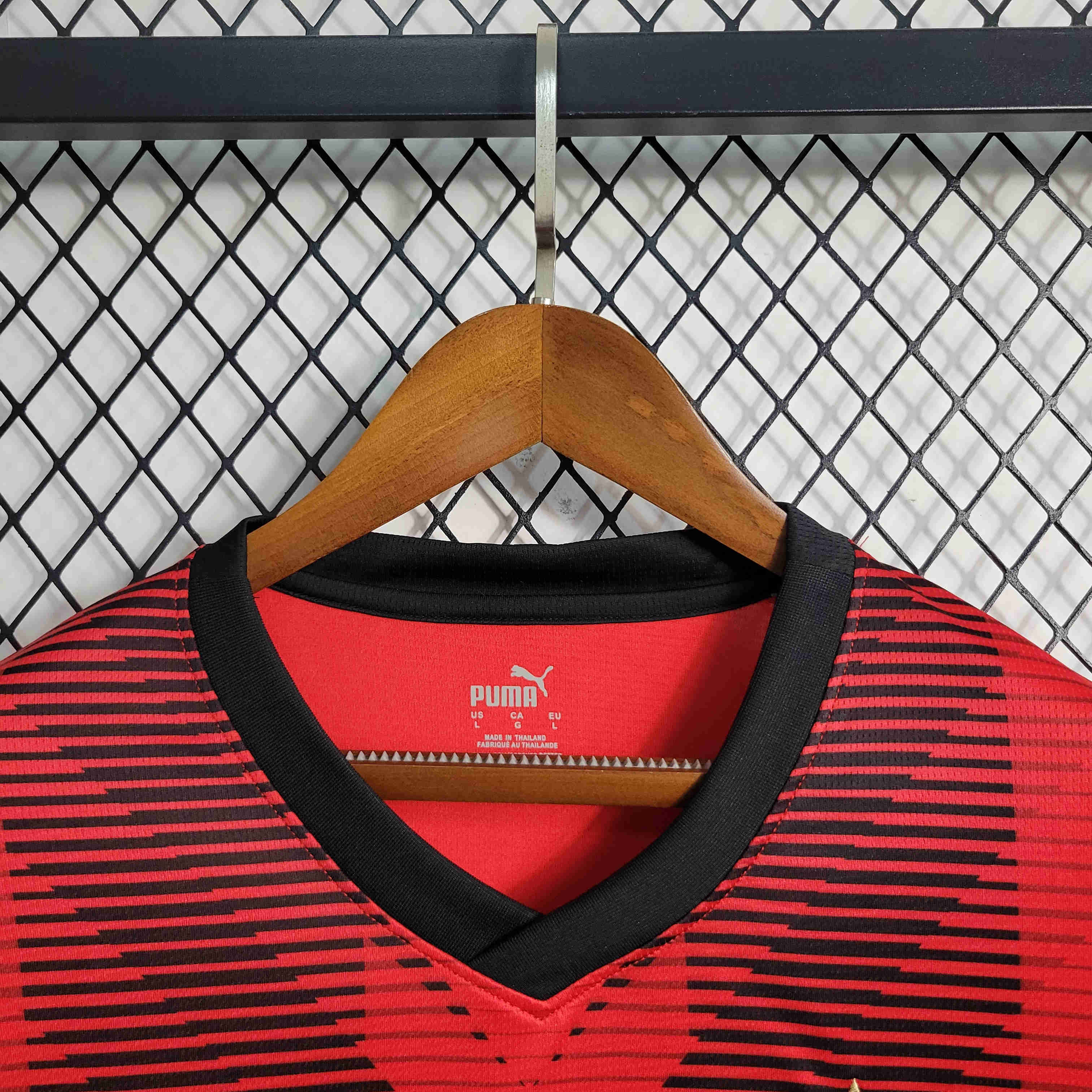 23/24 AC Milan Home Long Sleeve Jersey - Fans Version - UnitedFutballJersey