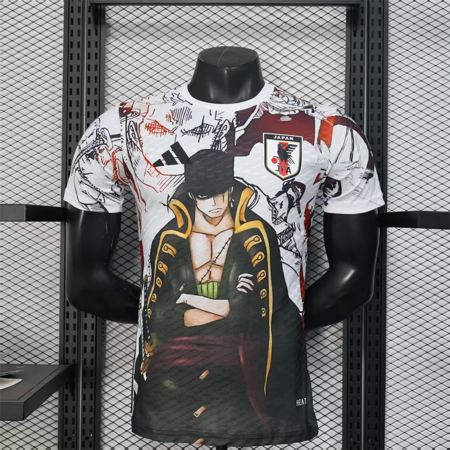 Japan 25-26 Roronoa Zoro White Special Jersey - Player Version - UnitedFutballJersey