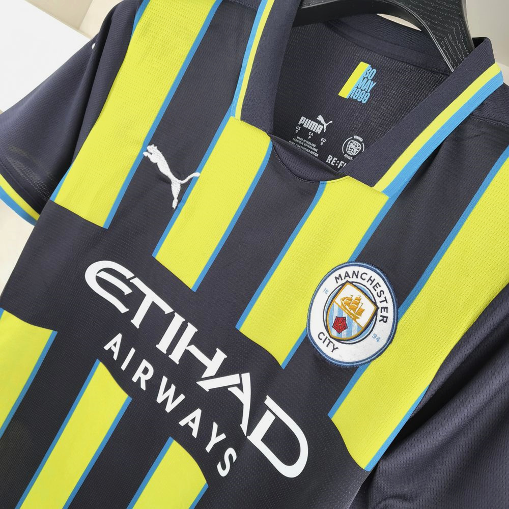 Manchester City 24-25 Away Jersey - Fans Version - UnitedFutballJersey