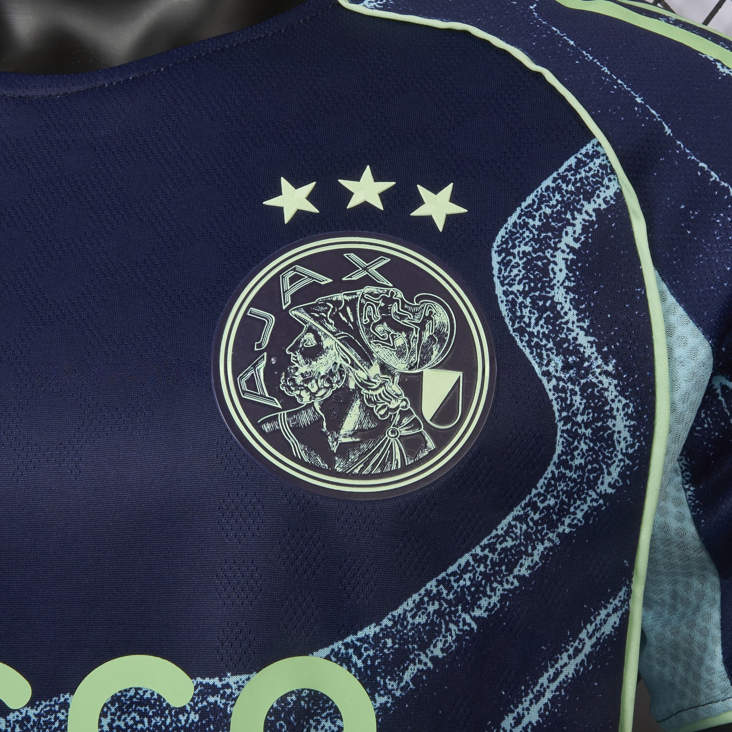 Ajax 25-26 Away Deep Blue Jersey - Player Version - UnitedFutballJersey