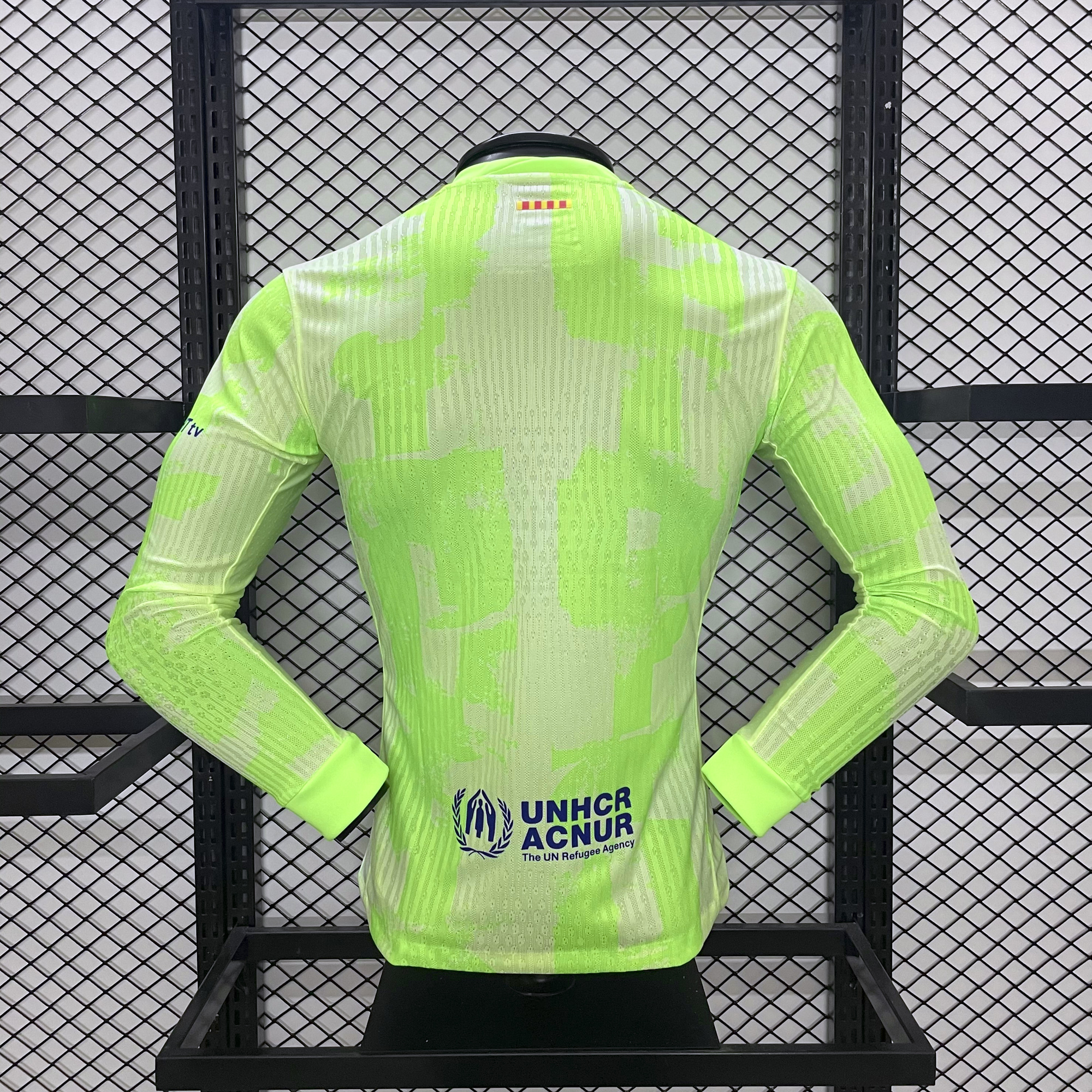 B.A.R.S.A 24-25 Third Long Sleeve Jersey with Big Logo - Player Version - UnitedFutballJersey
