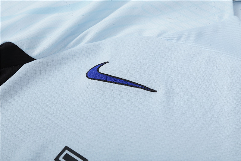 Inter Milan 23-24 Short Sleeve Training Set -Light Grey - UnitedFutballJersey