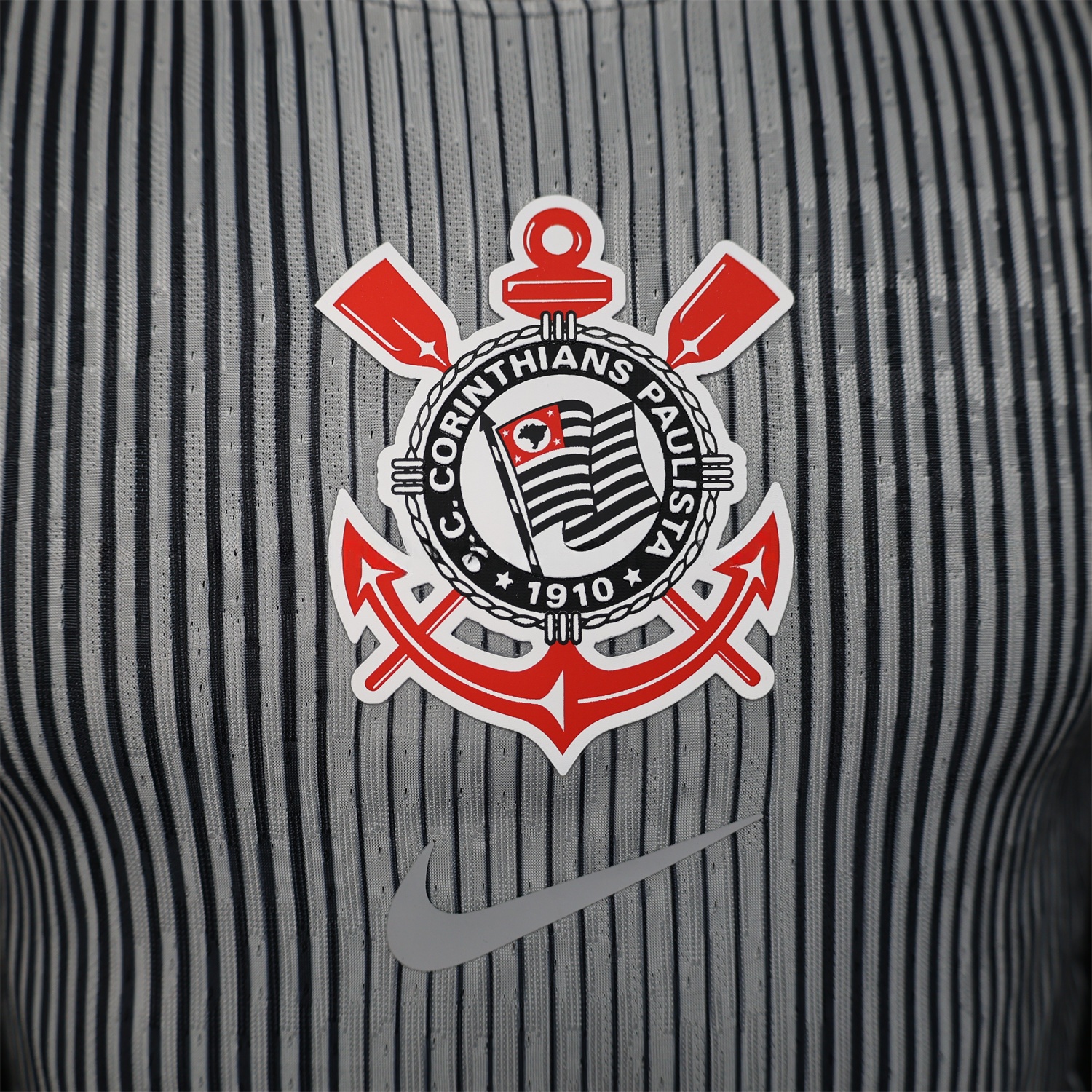 Corinthians 25-26 Black Unsponsored Goalkeeper Jersey - Player Version - UnitedFutballJersey