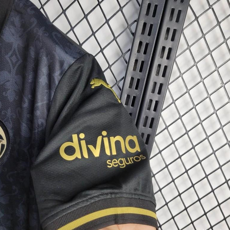 Valencia 24-25 Black Away Jersey - Fans Version - UnitedFutballJersey