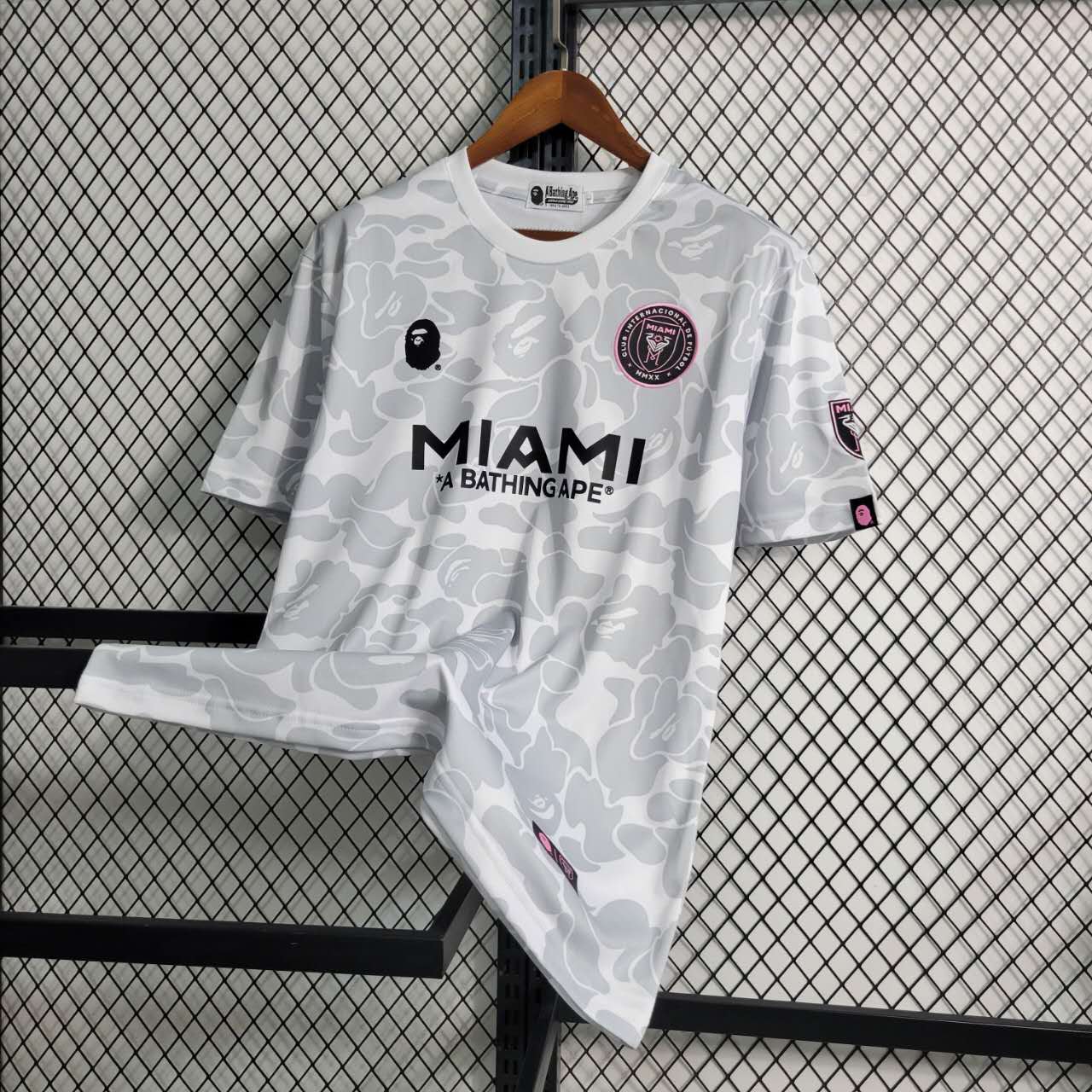 INT M.A.M x A.P.E 23-24 White Special Edition Jersey - Fans Version - UnitedFutballJersey