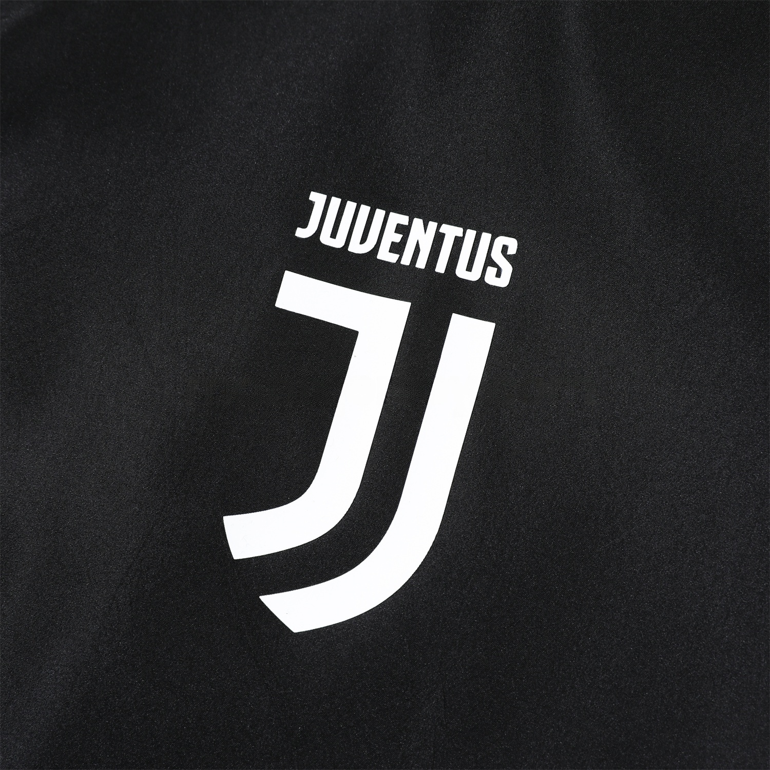 Juventus 25-26 Terrace Icon Windbreaker Jacket - Black - UnitedFutballJersey