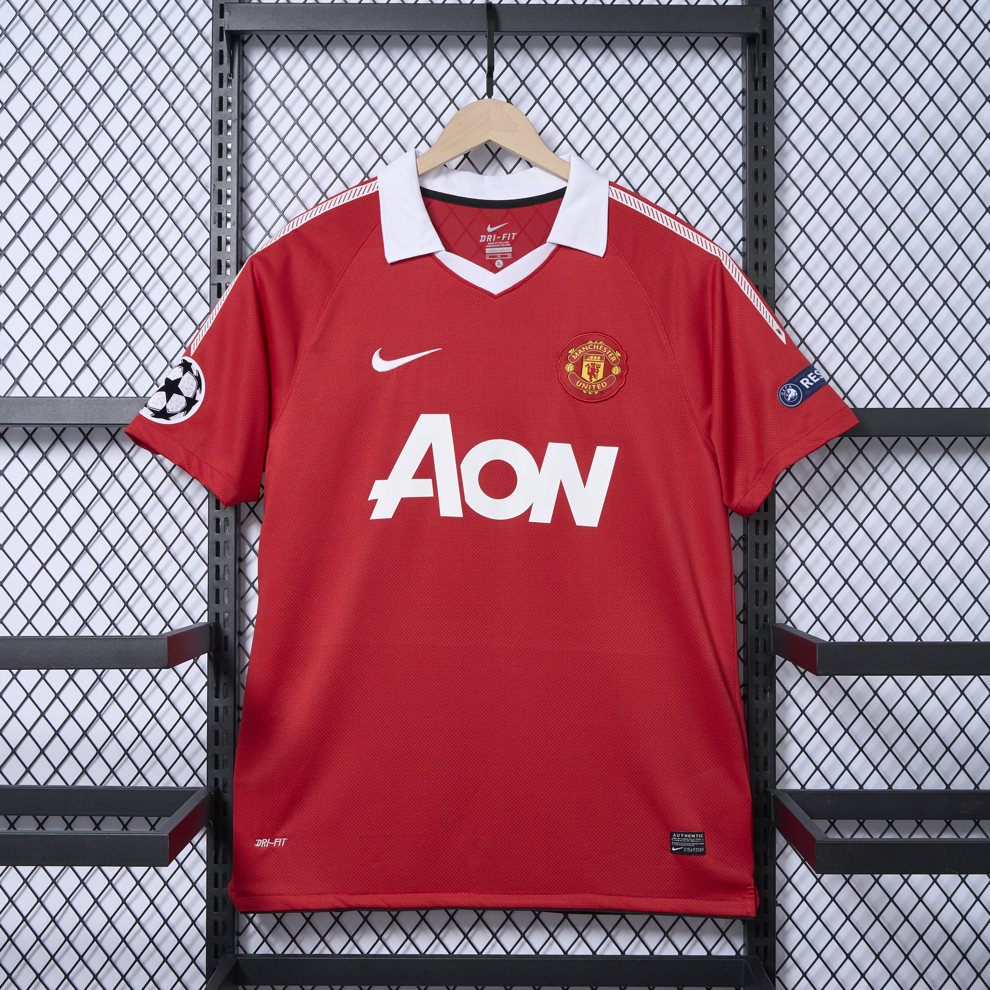 Retro Manchester United 10-11 Home Stadium Jersey - UnitedFutballJersey