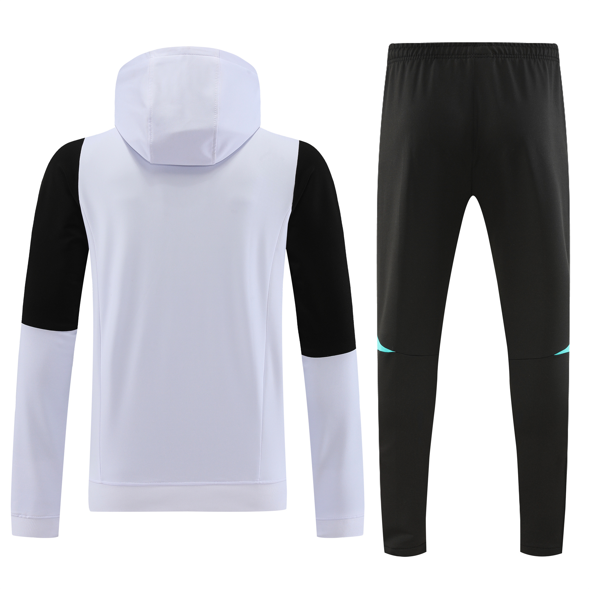 Manchester United 23-24 Men's Training Hoodie + Pants - White - UnitedFutballJersey