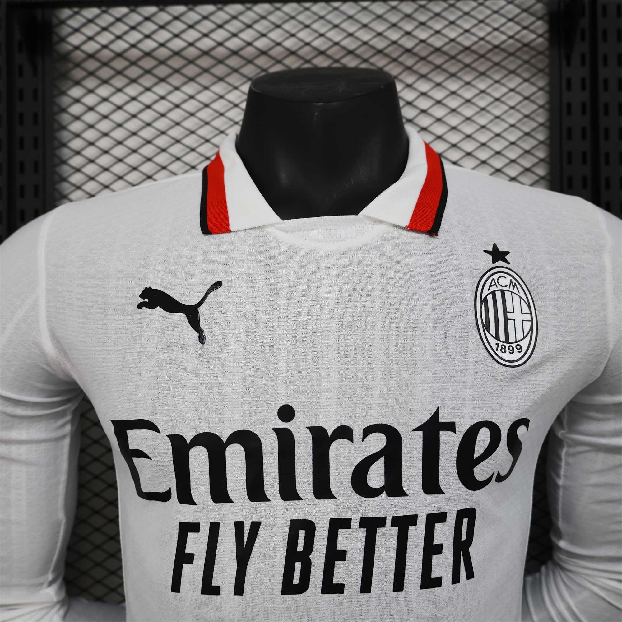 AC Milan 24-25 Away Long Sleeves Jersey - Player Version - UnitedFutballJersey