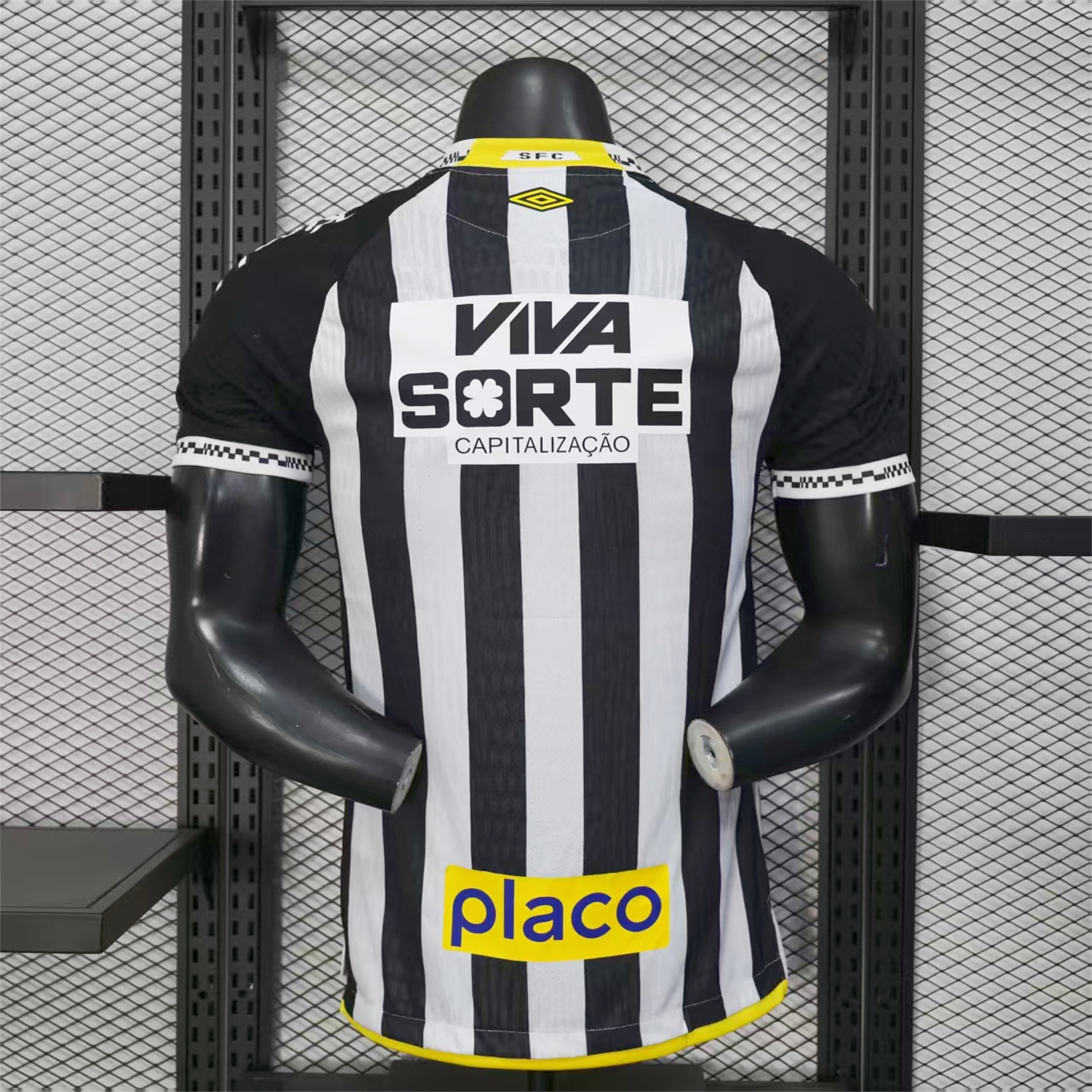 Santos 25-26 Away Jersey with Sponsors - Player Version - UnitedFutballJersey