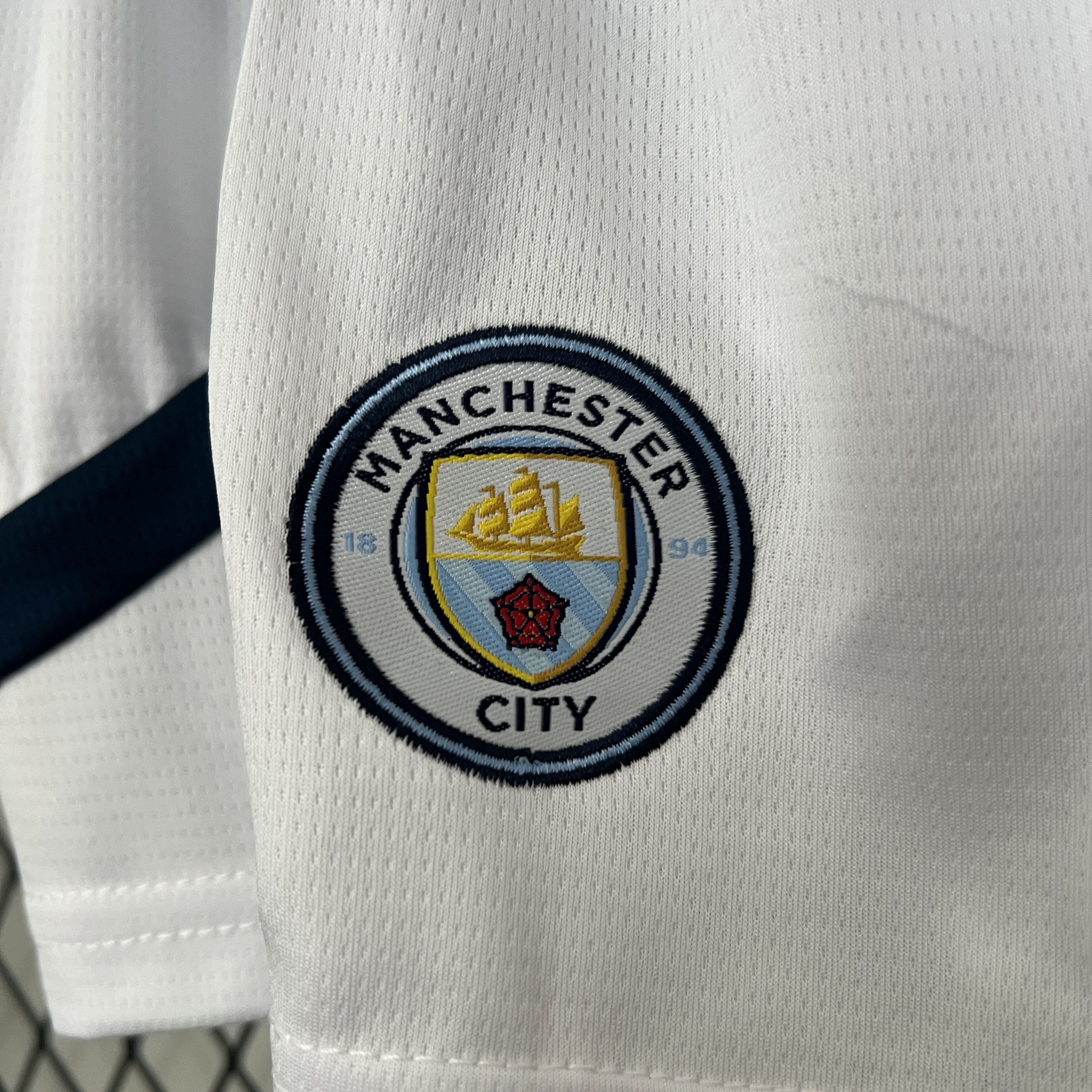 Manchester City 24-25 Home Stadium Kids Kit - UnitedFutballJersey