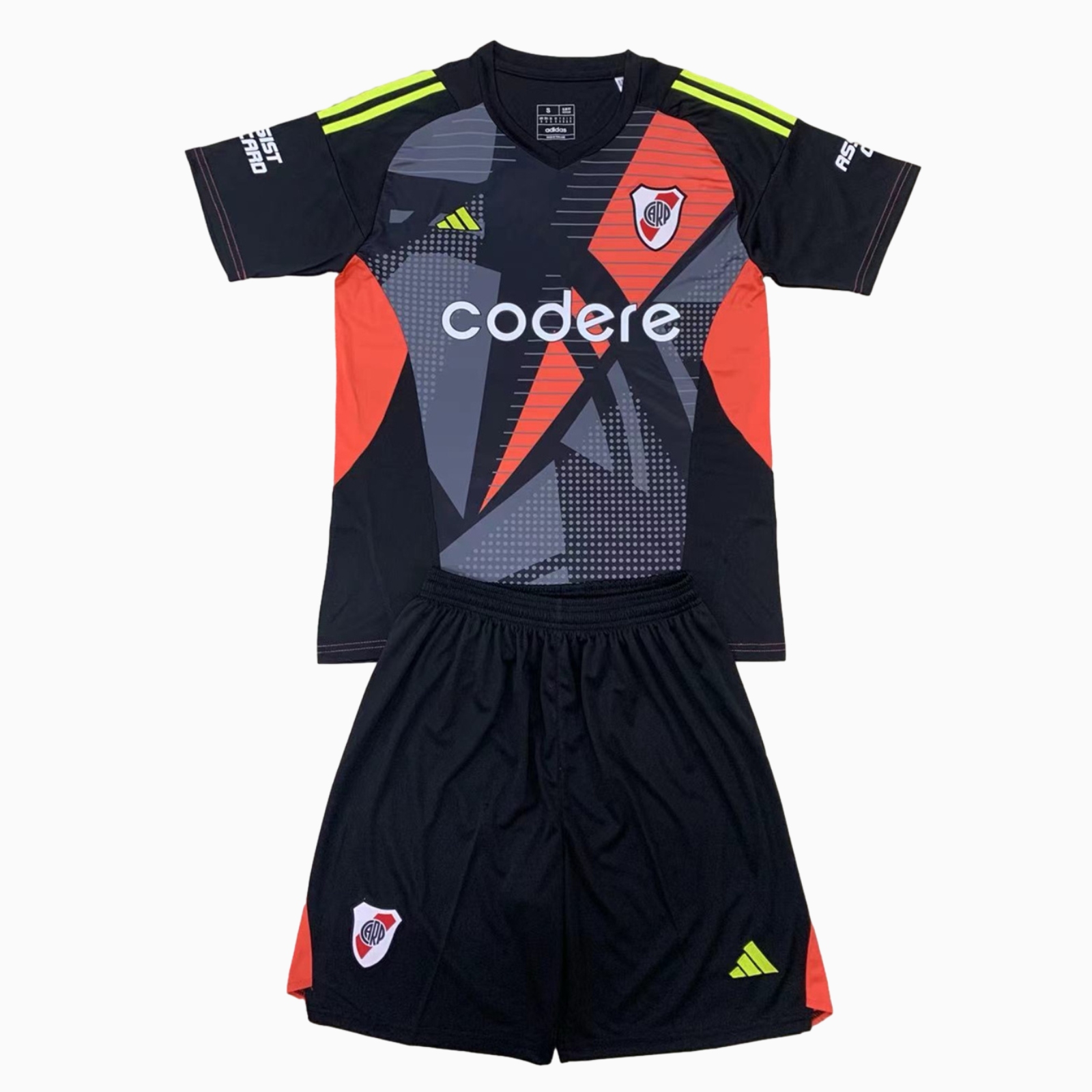 River Plate 24-25 Black GK Men's Adult Jersey Set - Fans Version - UnitedFutballJersey