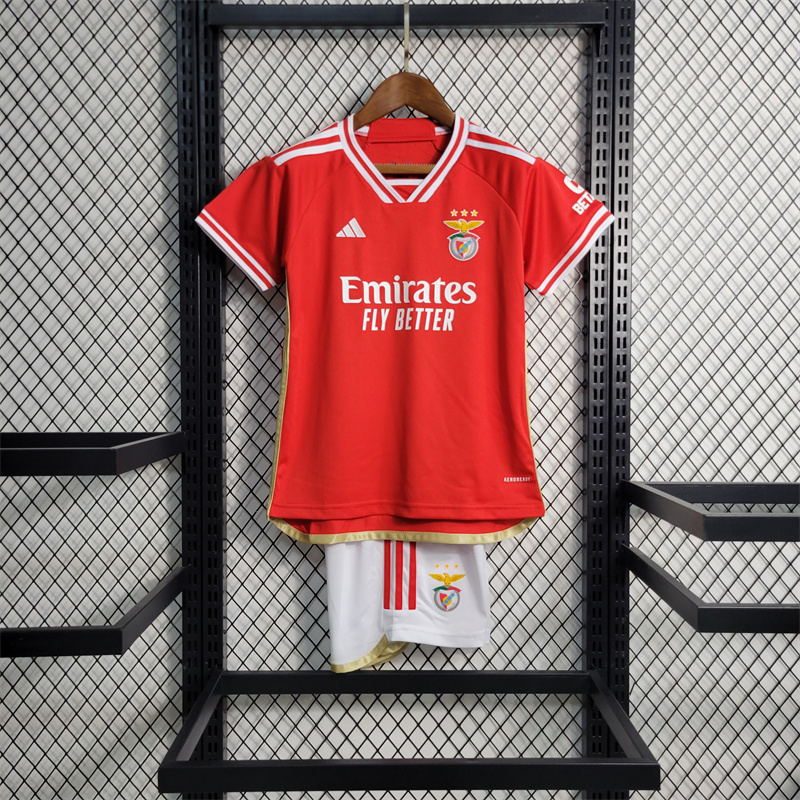 Benfica 23-24 Home Kids Kit - UnitedFutballJersey