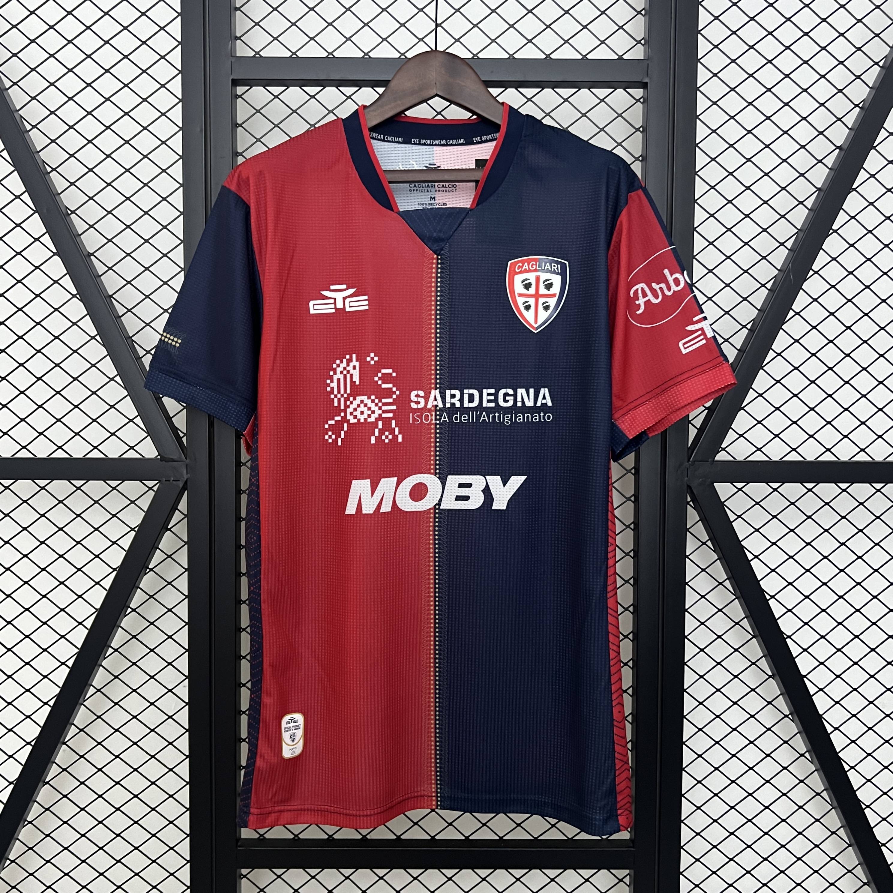 Cagliari Calcio 24-25 Home Jersey - Fans Version - UnitedFutballJersey