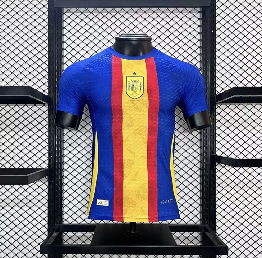 Spain 2024 Pre-Match Training Jersey - Player Version - UnitedFutballJersey
