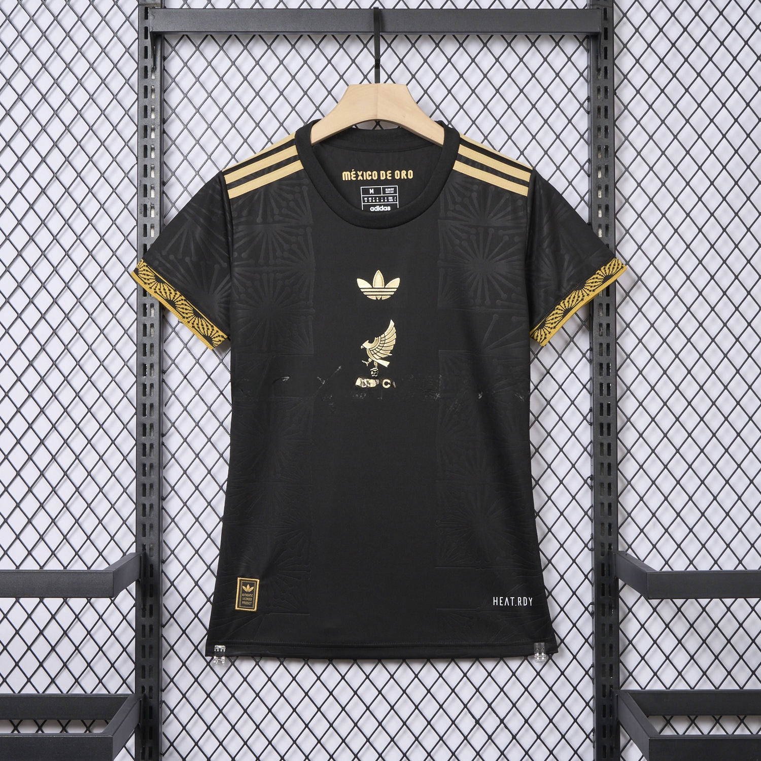 Women's Mexico 2025 Gold Cup Black Jersey - Fans Version - UnitedFutballJersey