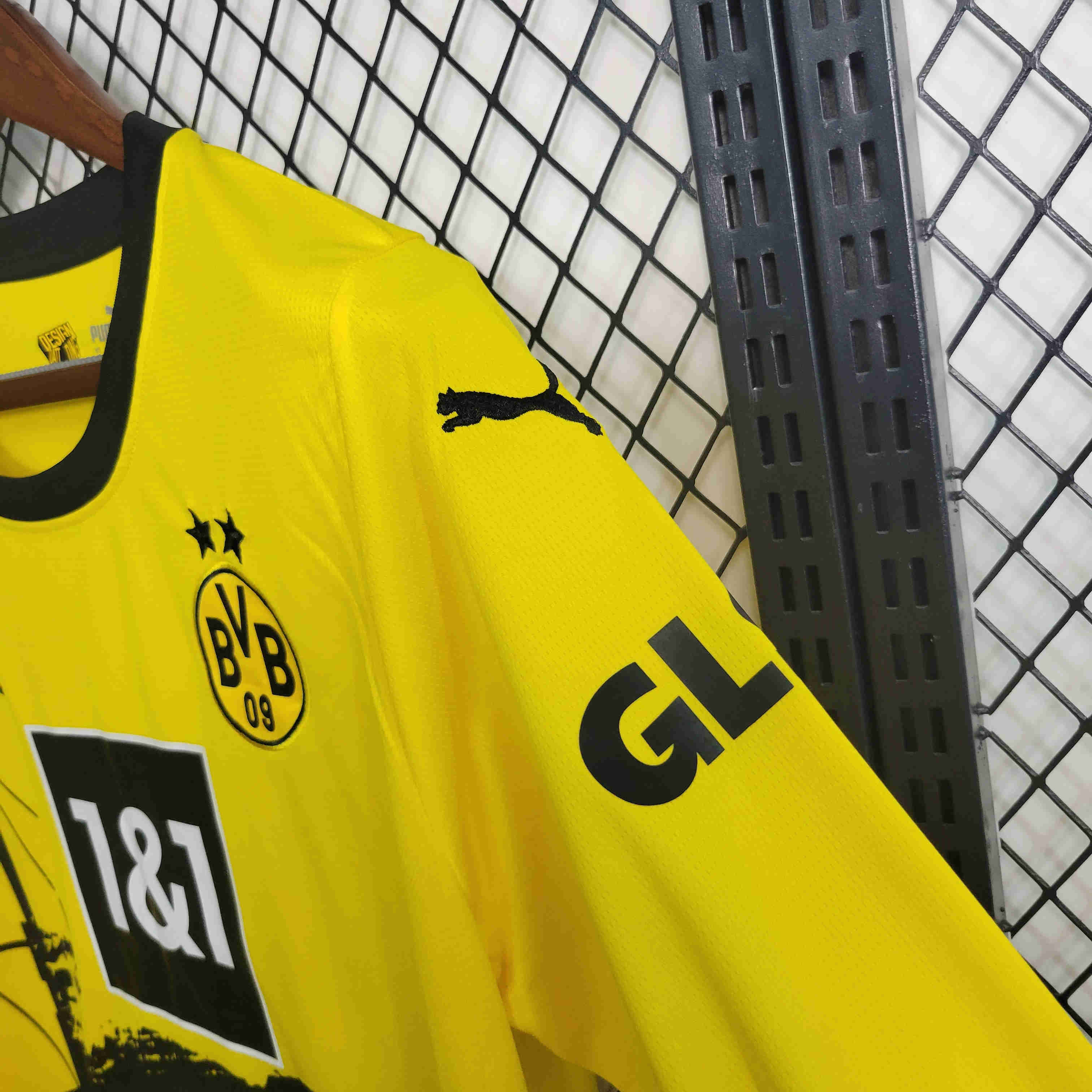 Dortmund 23/24 Home Home Long Sleeve Jersey - Fans Version - UnitedFutballJersey