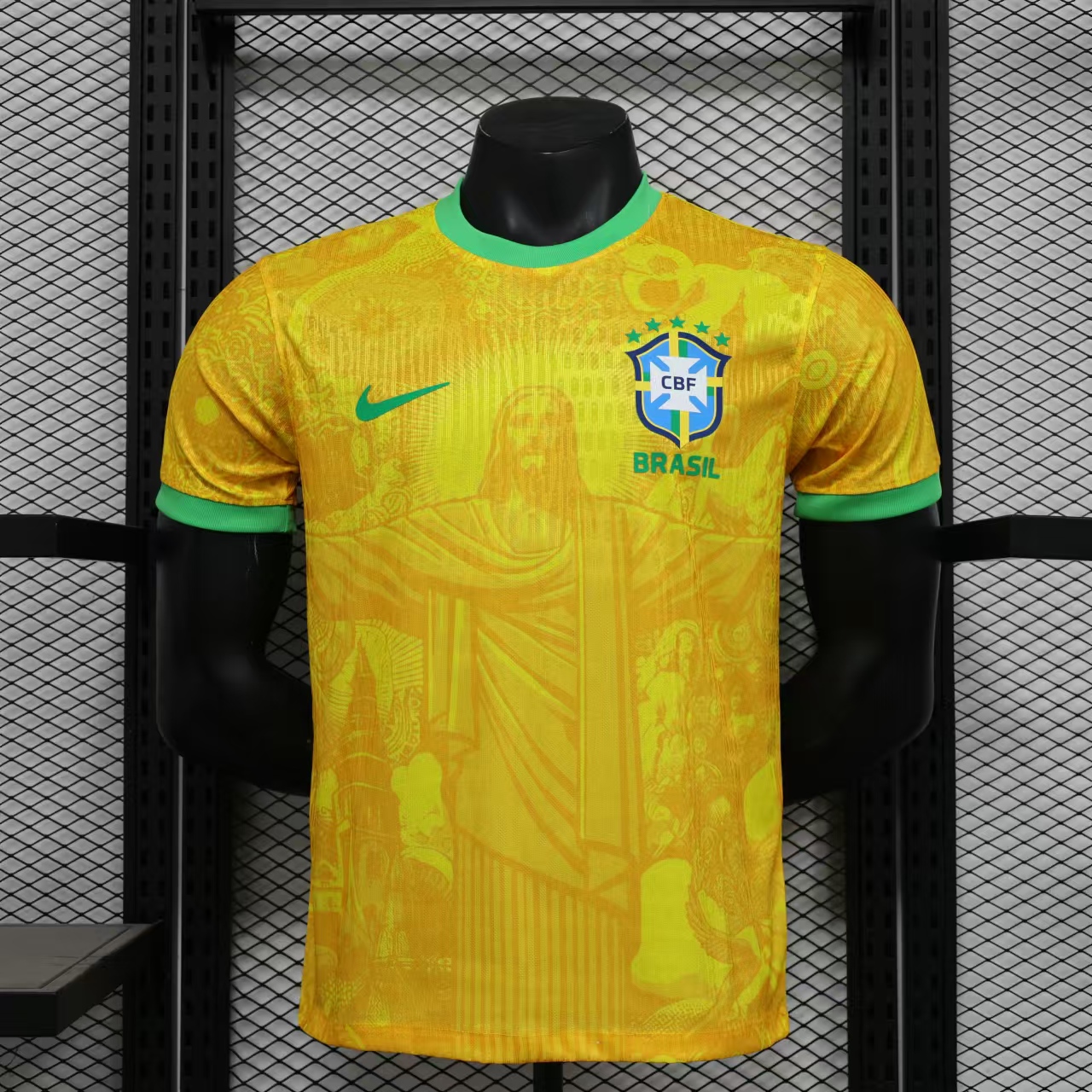 Brazil 2024-25 Christ the Redeemer Statue Jersey - Player Version - UnitedFutballJersey